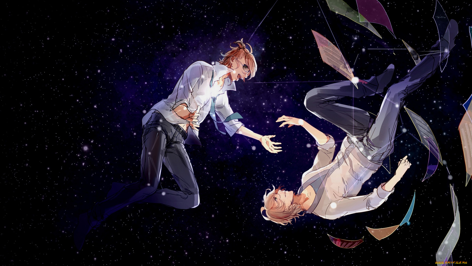 аниме, uta, no, prince-sama, парни