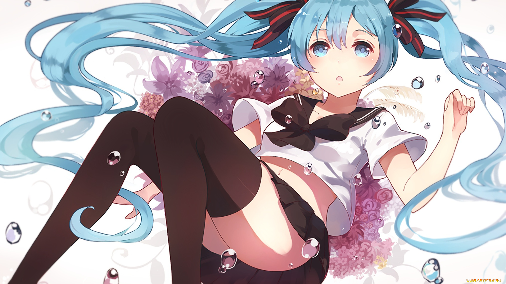 аниме, vocaloid, hatsune, miku