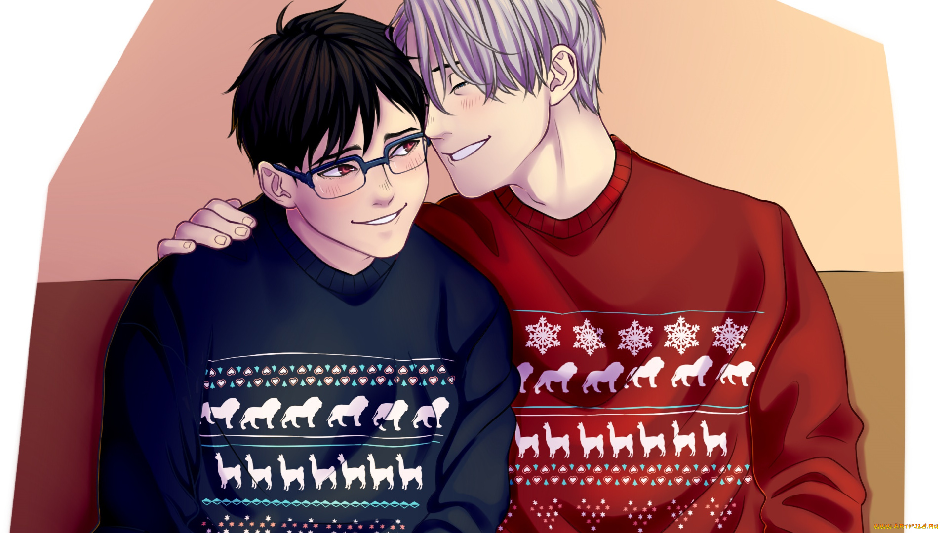 аниме, yuri, on, ice, виктор, юри