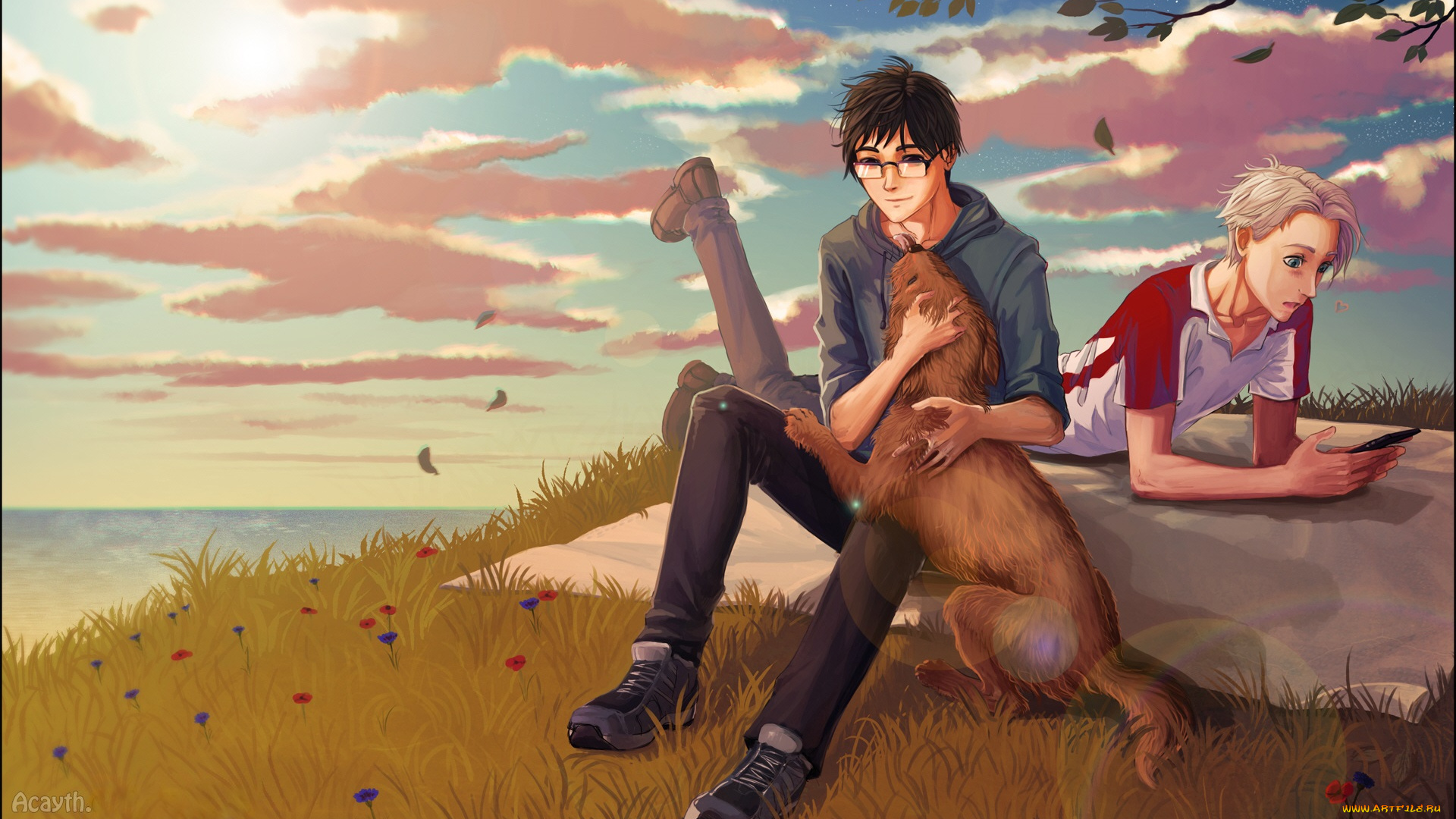 аниме, yuri, on, ice, юрий, катсуки, маккачин, виктор, никифоров, парни, романтика, кольца