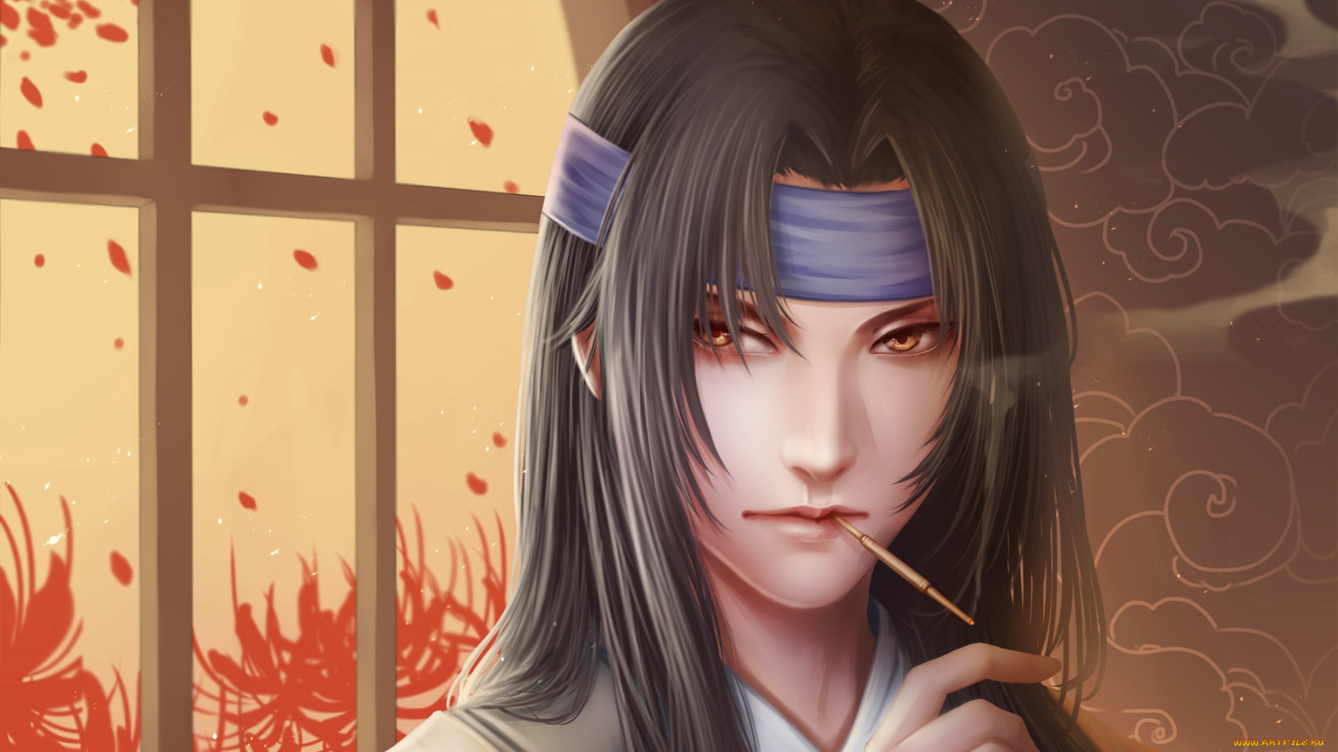 фэнтези, люди, лицо, взгляд