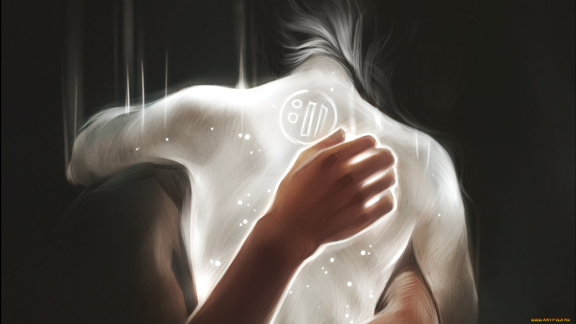 фэнтези, призраки, объятия