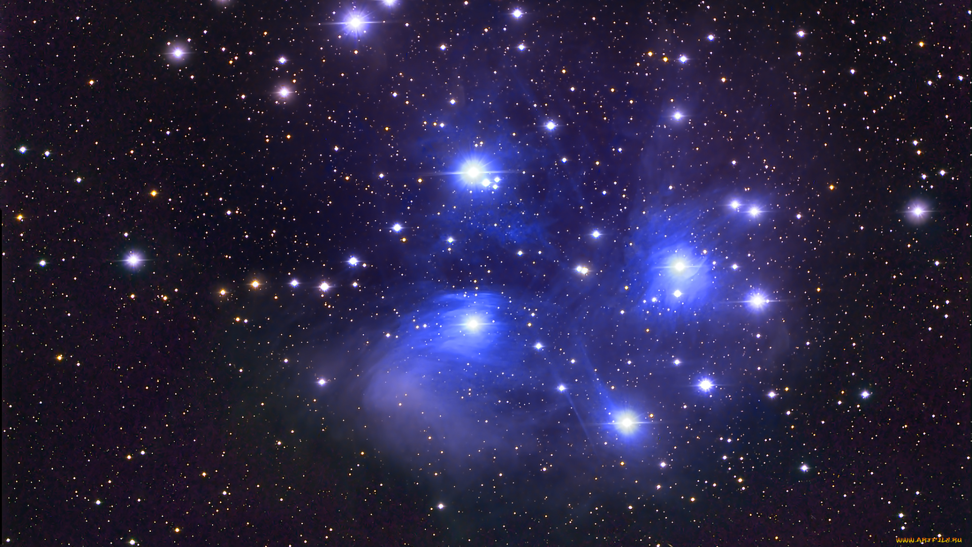 космос, арт, вселенная, звезды, туманность