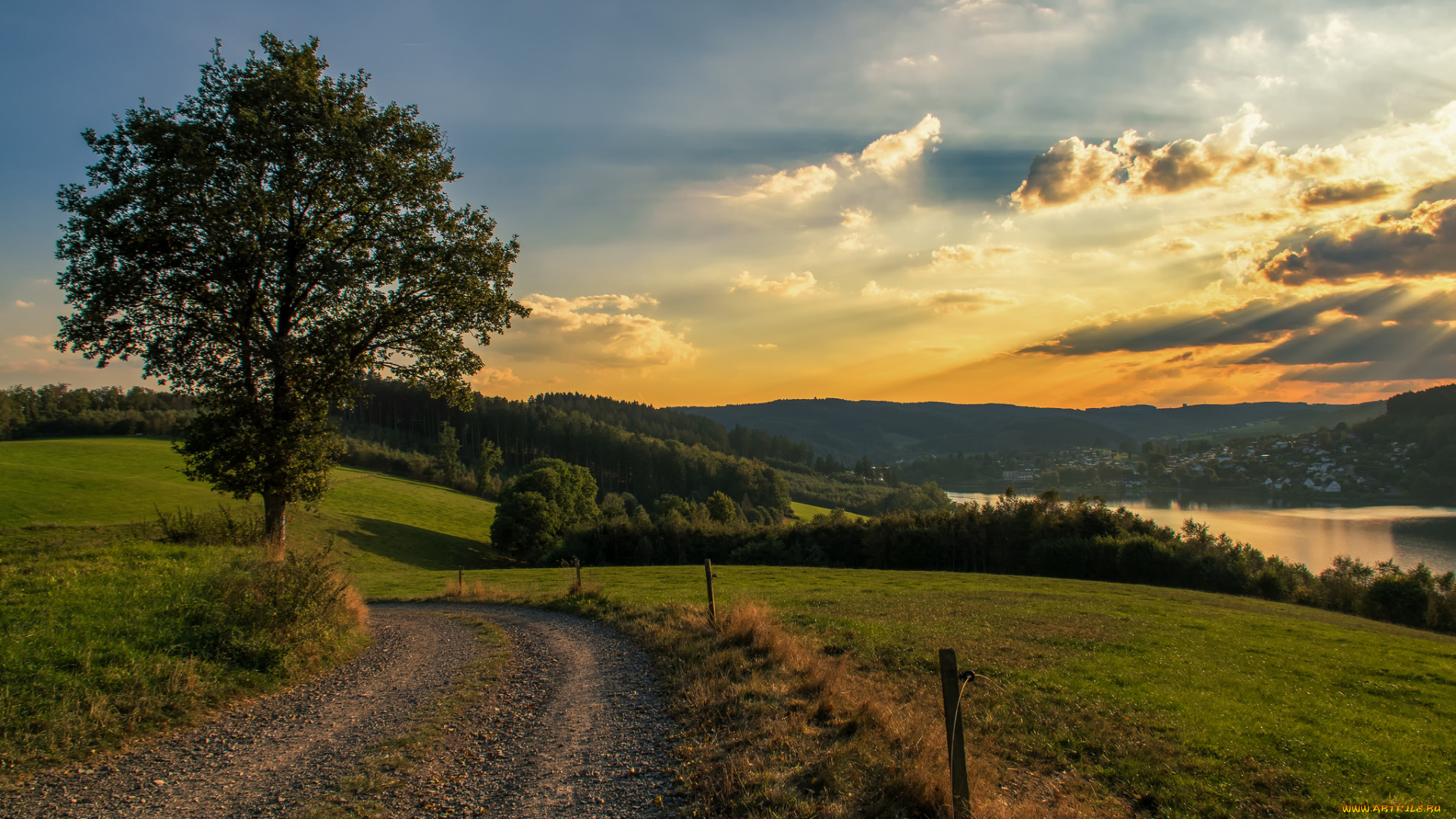 природа, дороги, тракт