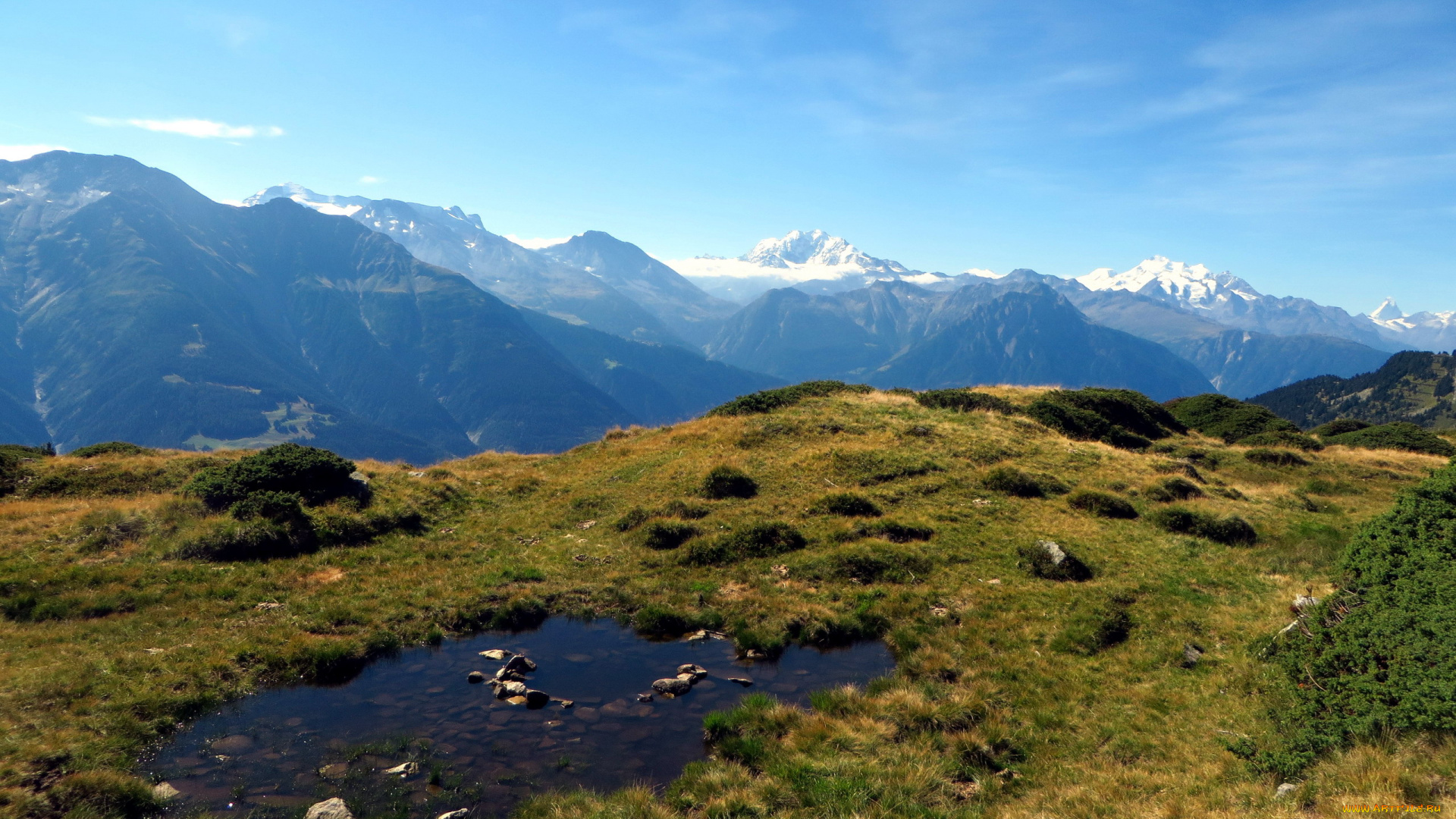 природа, горы, вершины