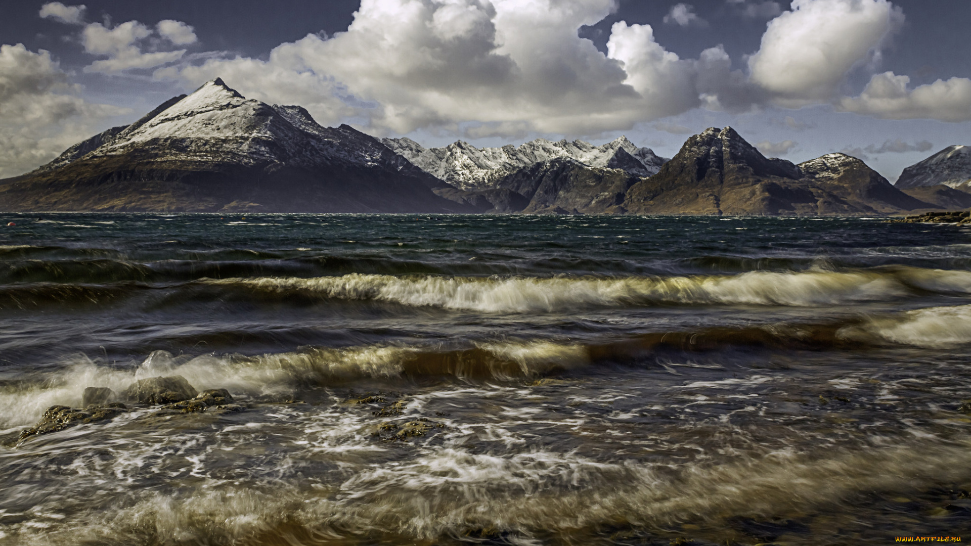 природа, побережье, берег, море