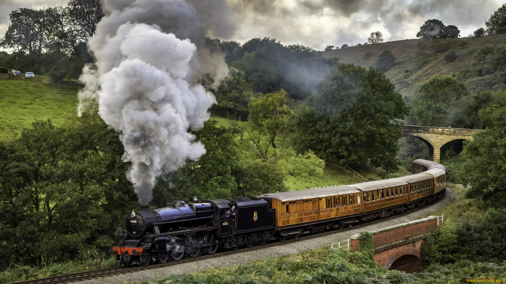 техника, паровозы, рельсы, ппаровоз