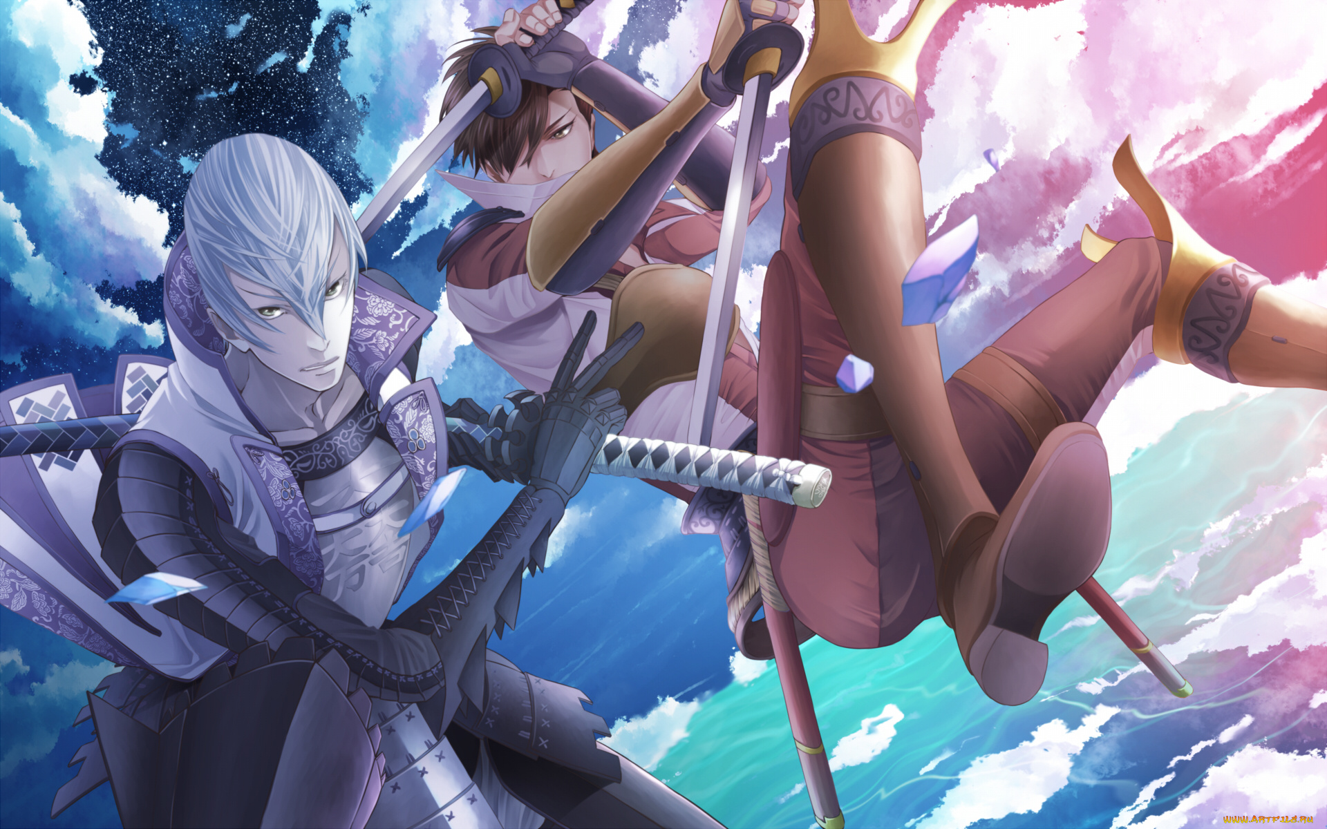 аниме, sengoku, basara, парни