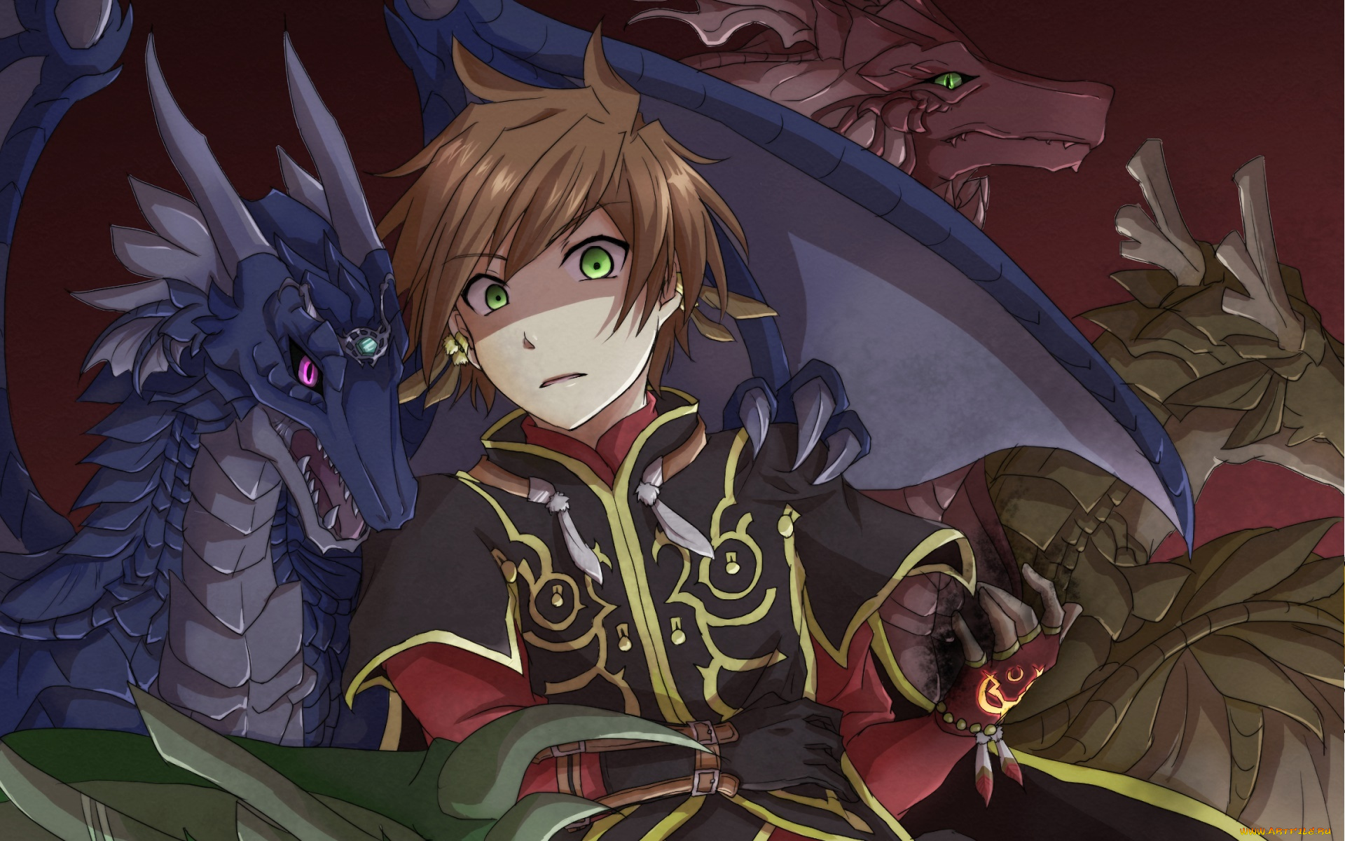 аниме, tales, of, zestiria, девушка, фон, взгляд