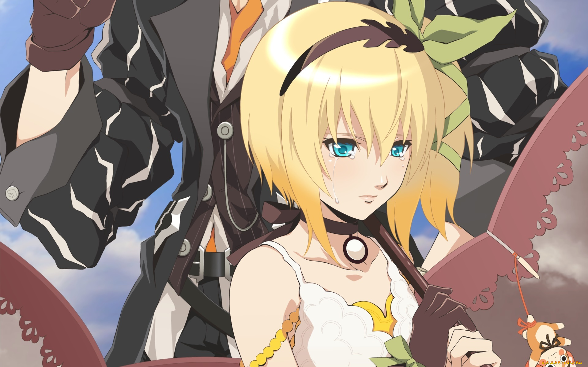 аниме, tales, of, zestiria, фон, взгляд, девушка