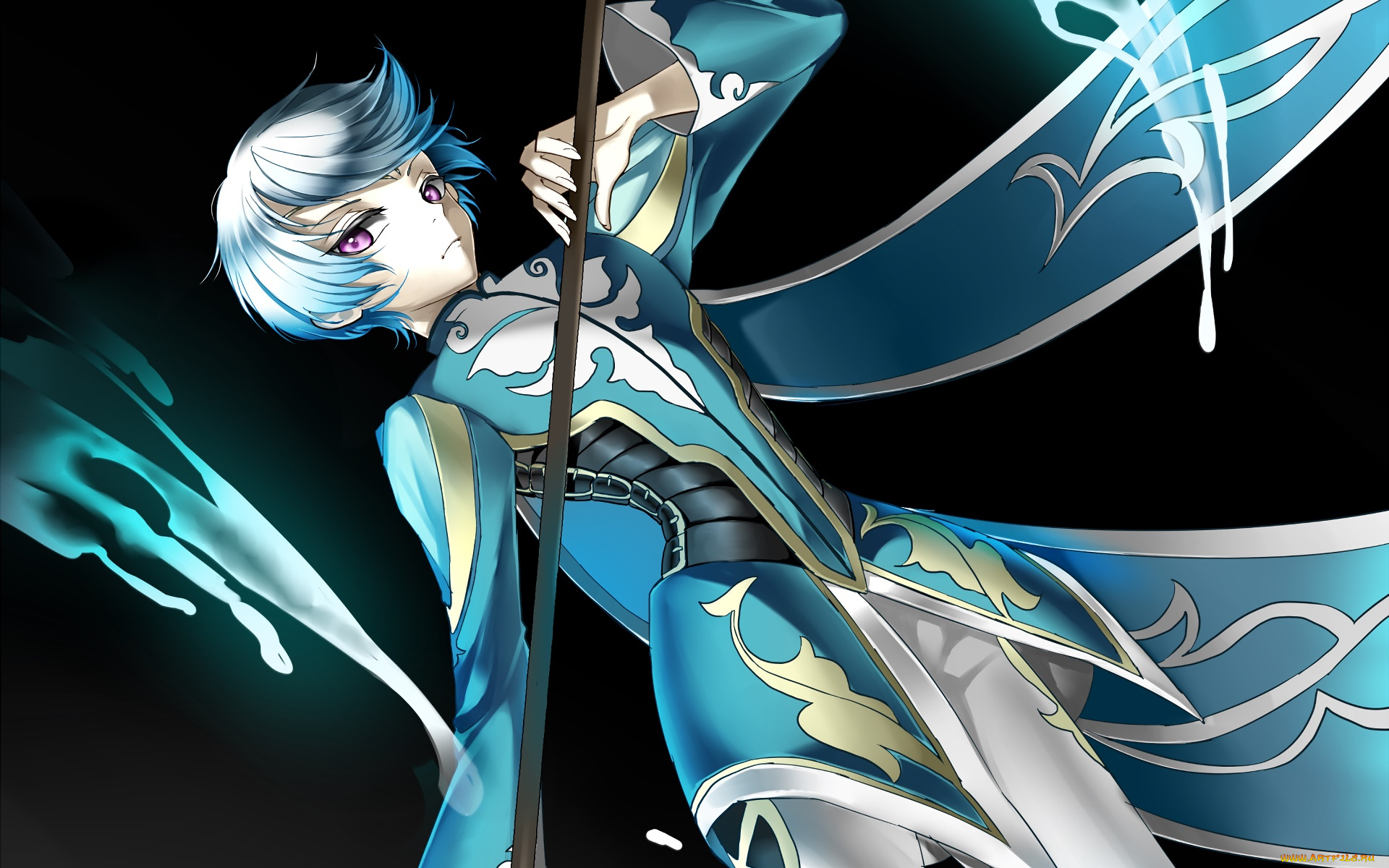 аниме, tales, of, zestiria, фон, взгляд, девушка