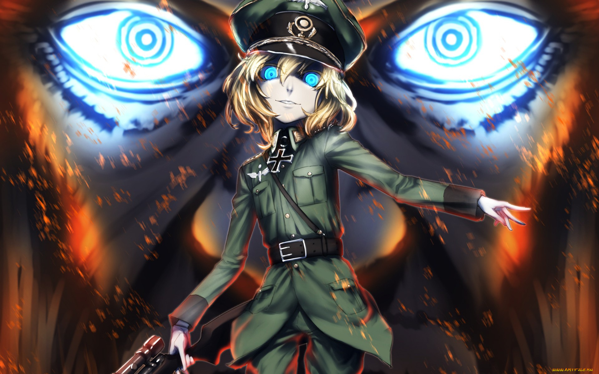 аниме, youjo, senki, youjo, senki