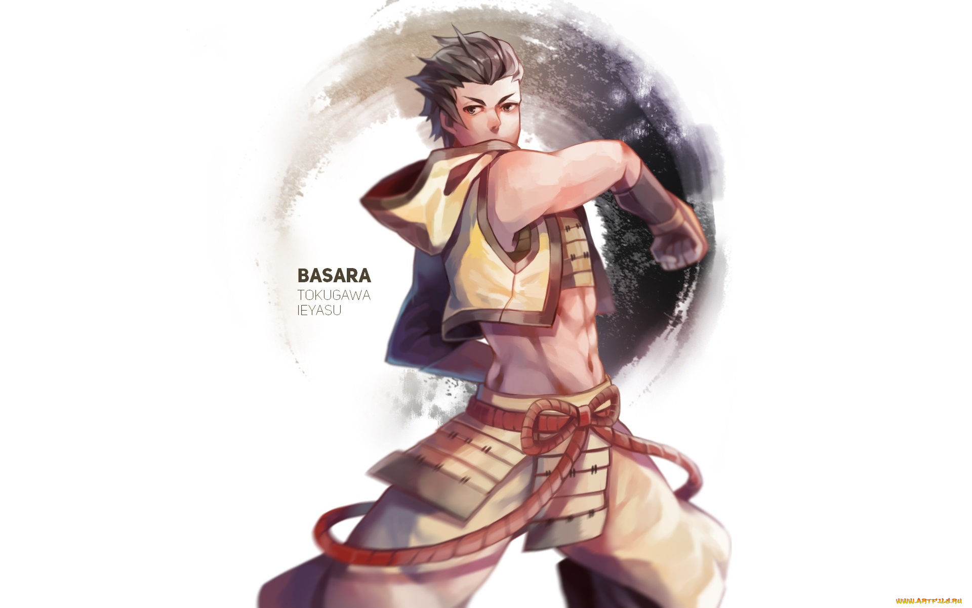 аниме, sengoku, basara, tokugawa, ieyasu