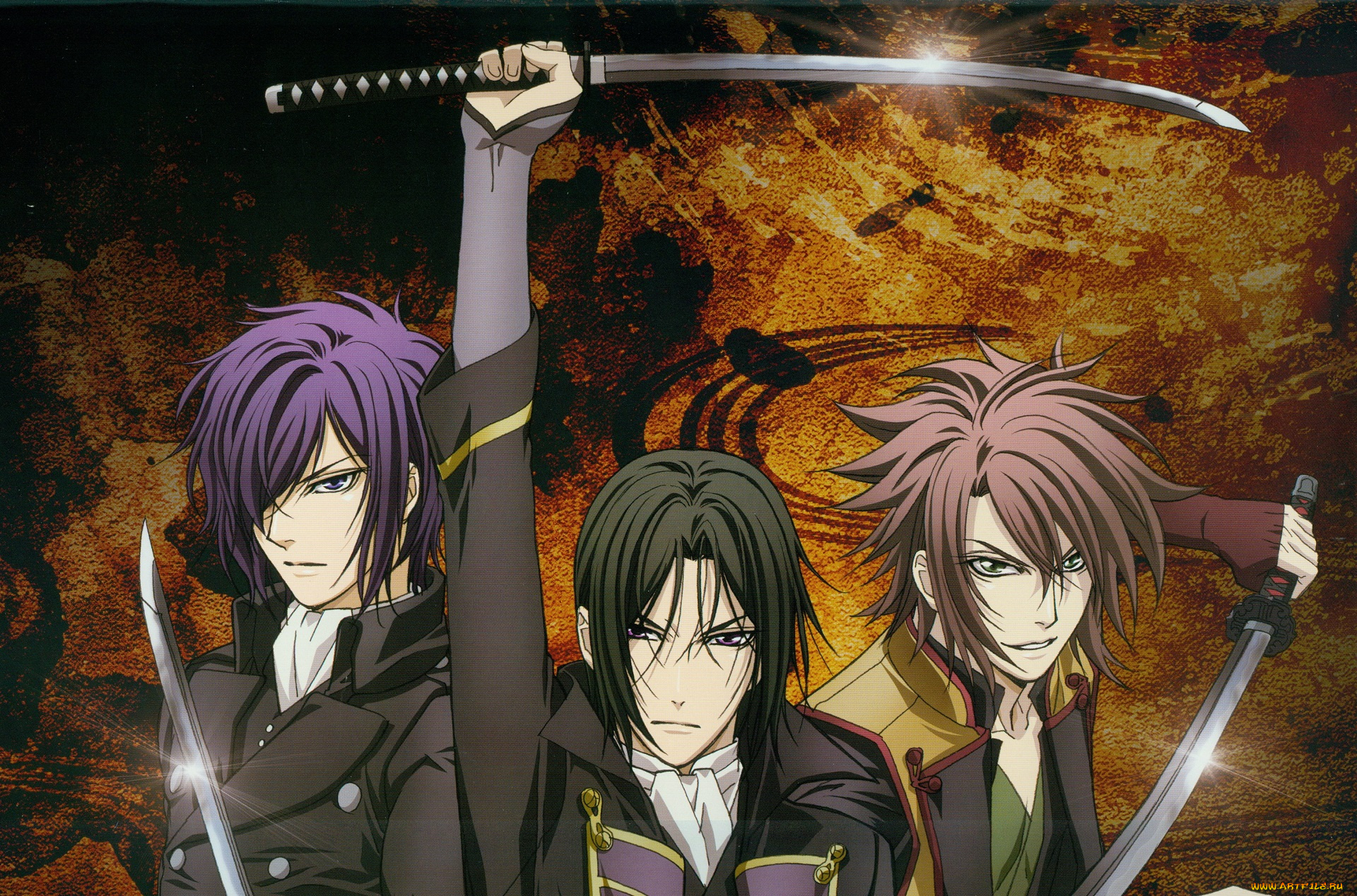 аниме, hakuouki, shinsengumi, kitan