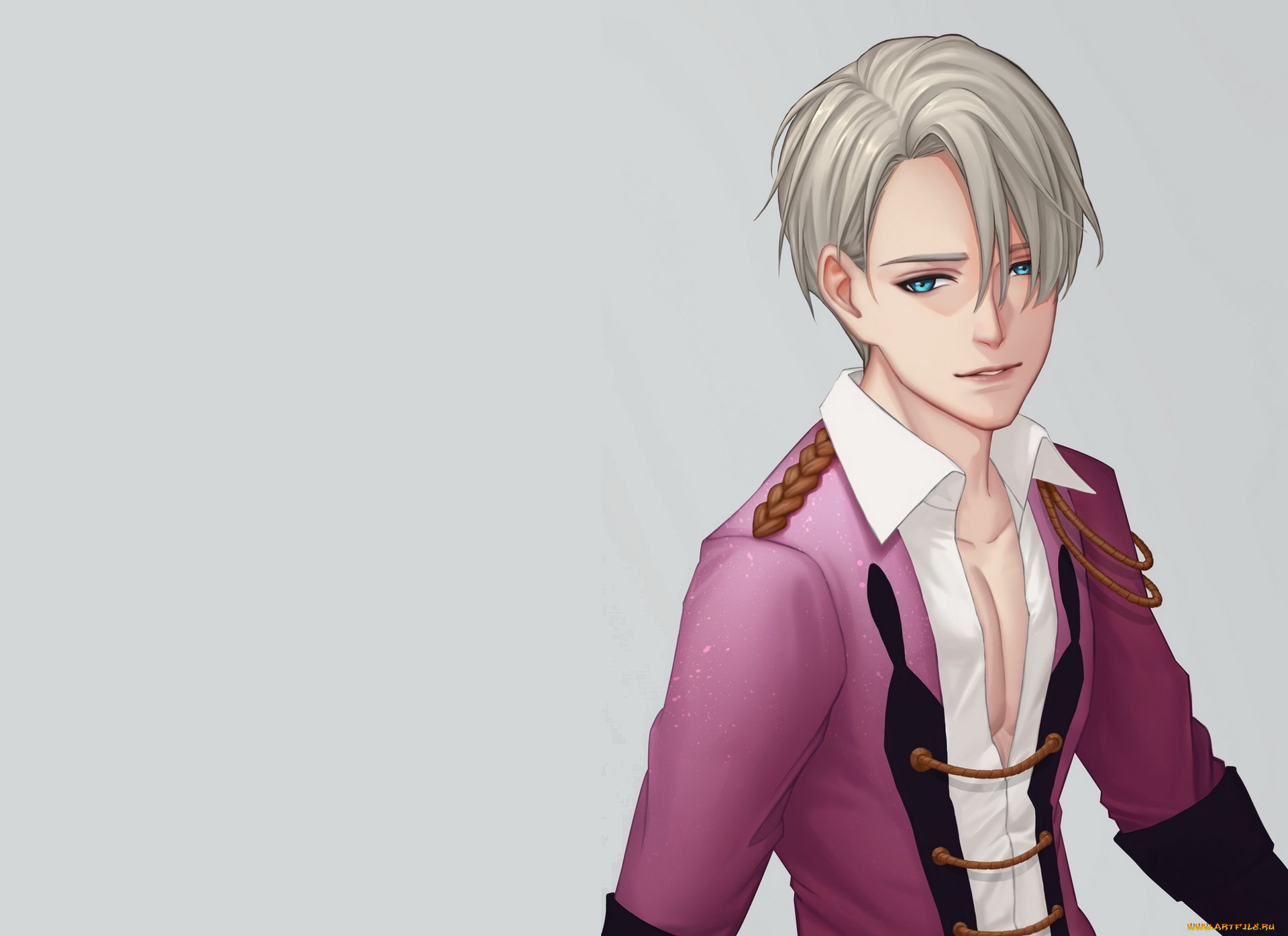 аниме, yuri, on, ice, victor, nikiforov
