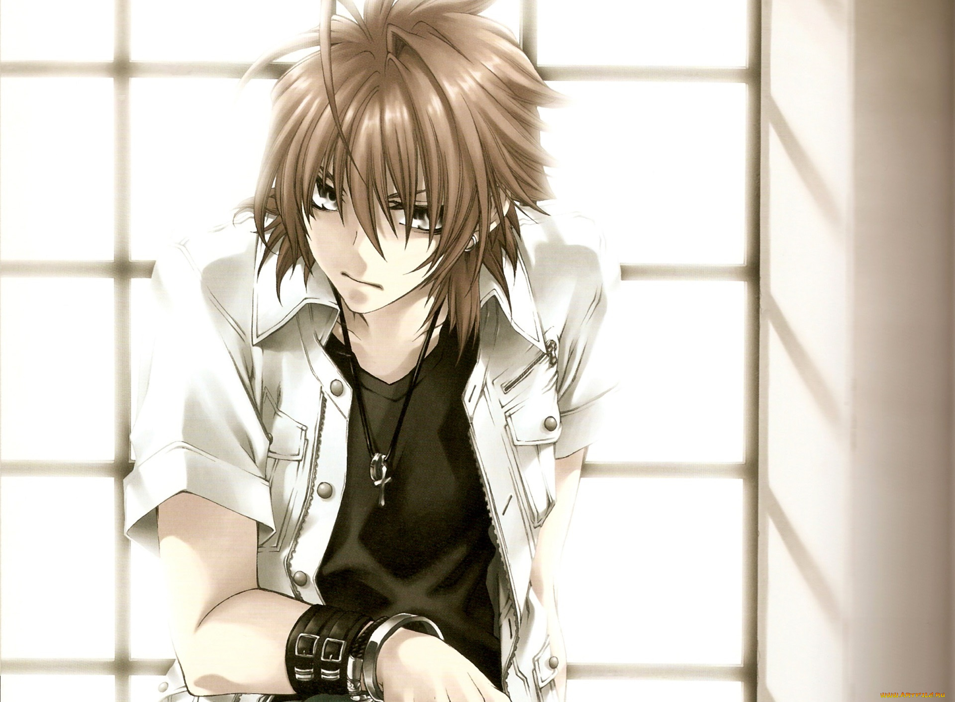 аниме, monochrome, factor, nikaido, akira