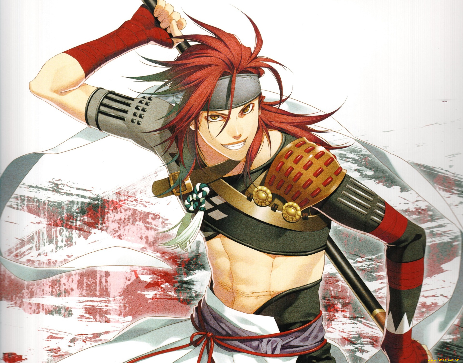 аниме, hakuouki, harada, sanosuke