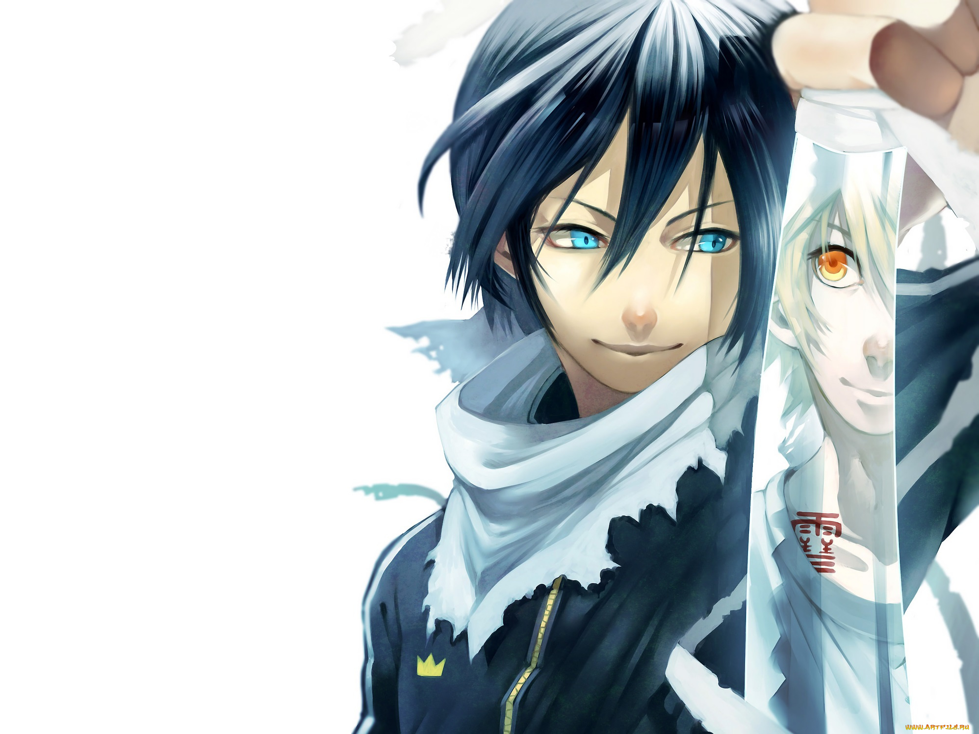 аниме, noragami, бездомный, бог