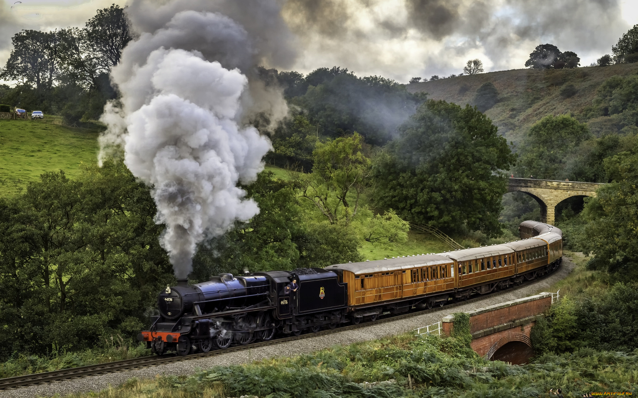 техника, паровозы, рельсы, ппаровоз