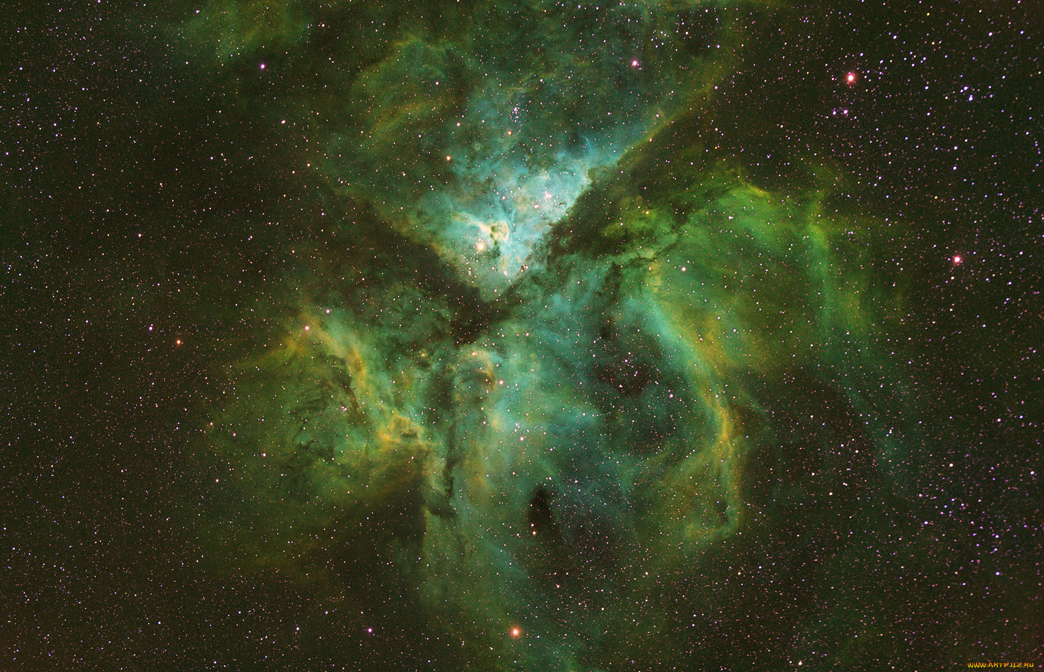 космос, арт, туманность, вселенная, звезды