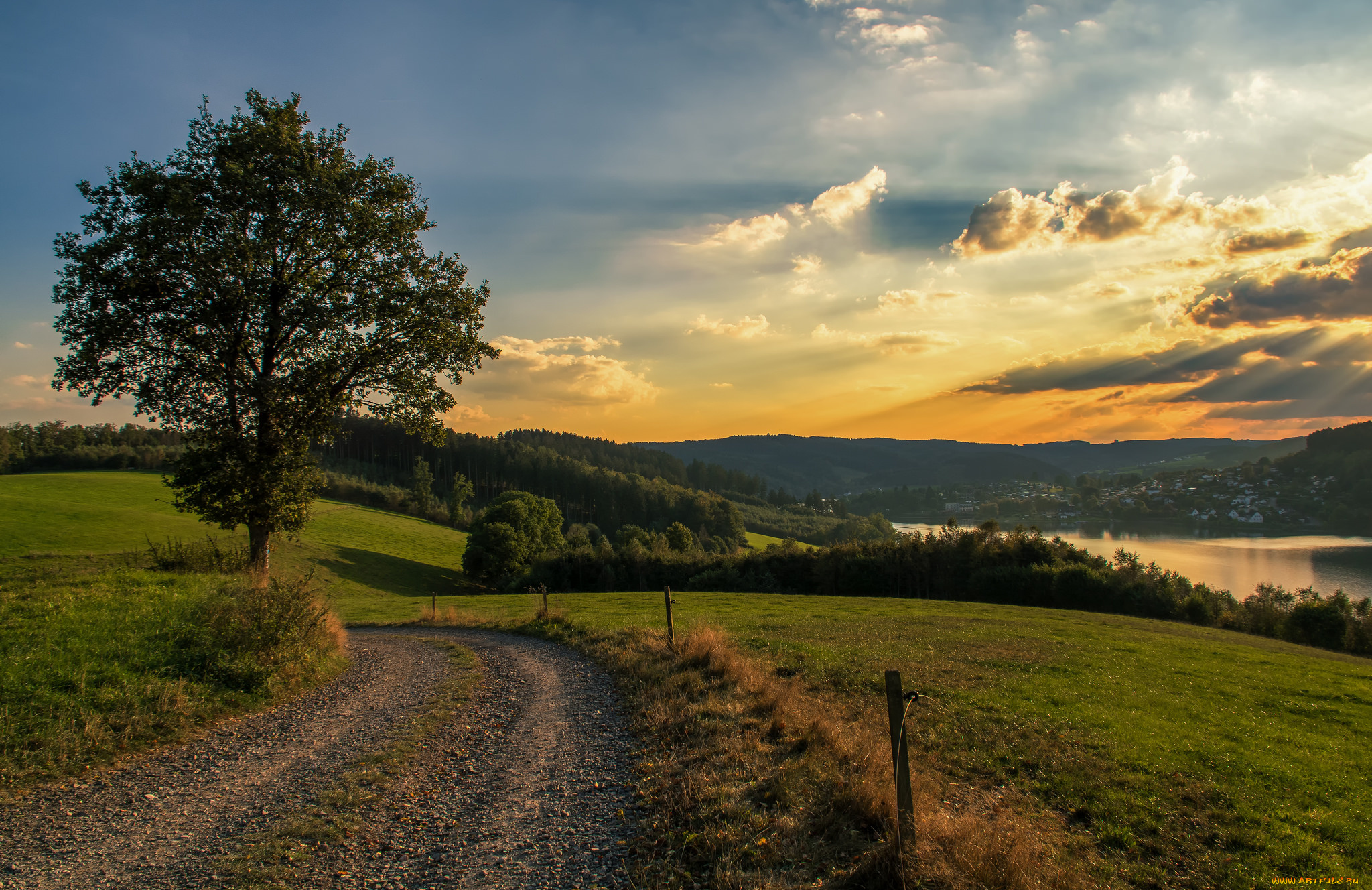 природа, дороги, тракт