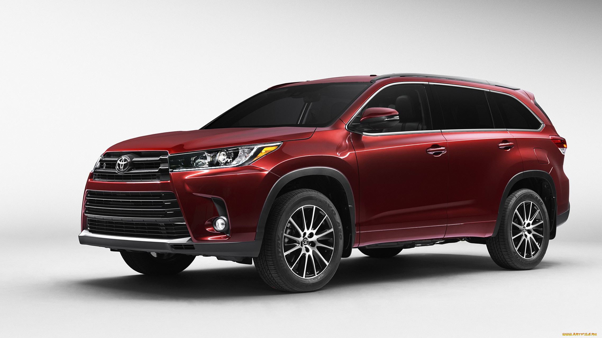 toyota, highlander, 2017, автомобили, toyota, highlander, 2017, внедорожник