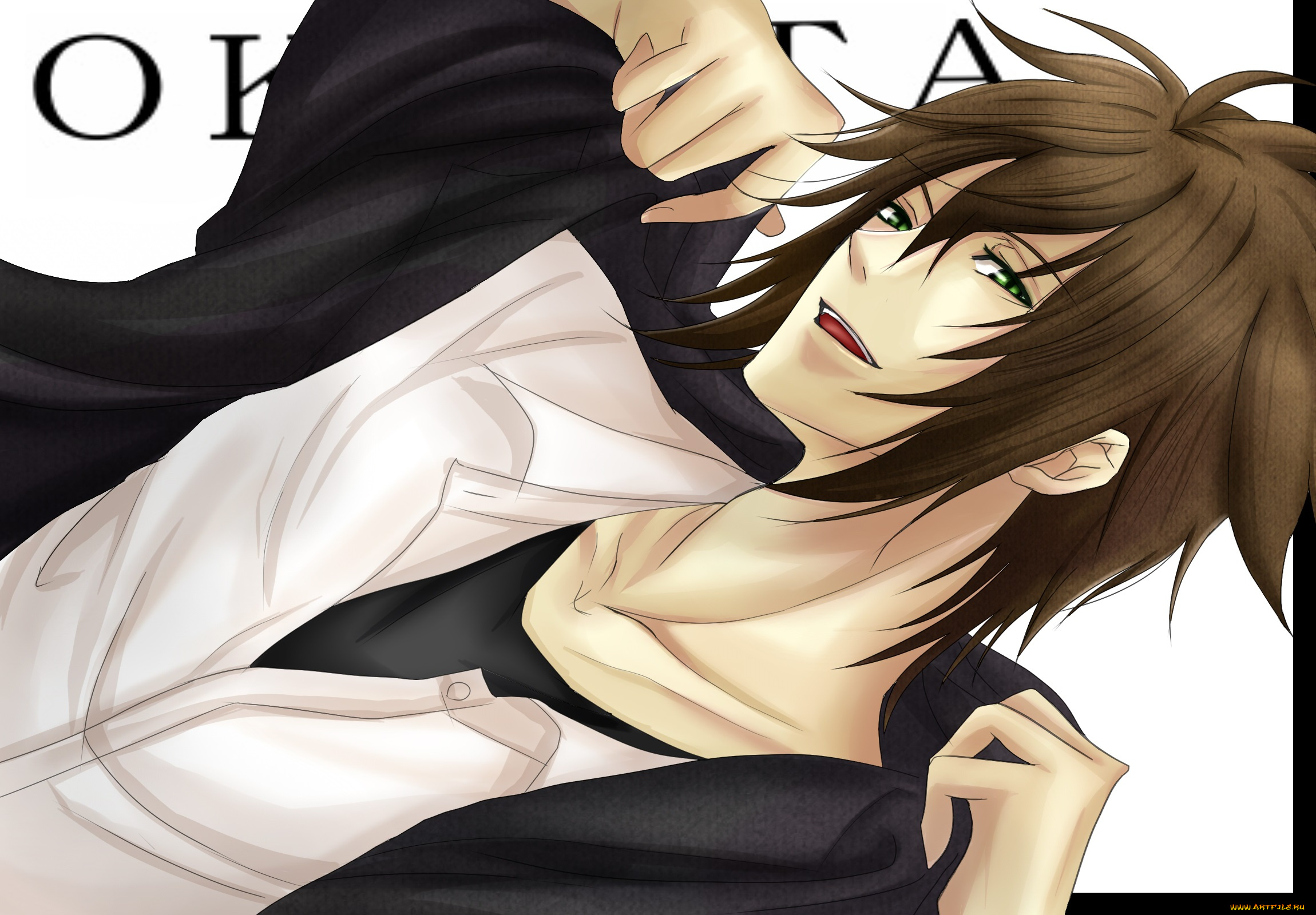 аниме, hakuouki, okita, souji