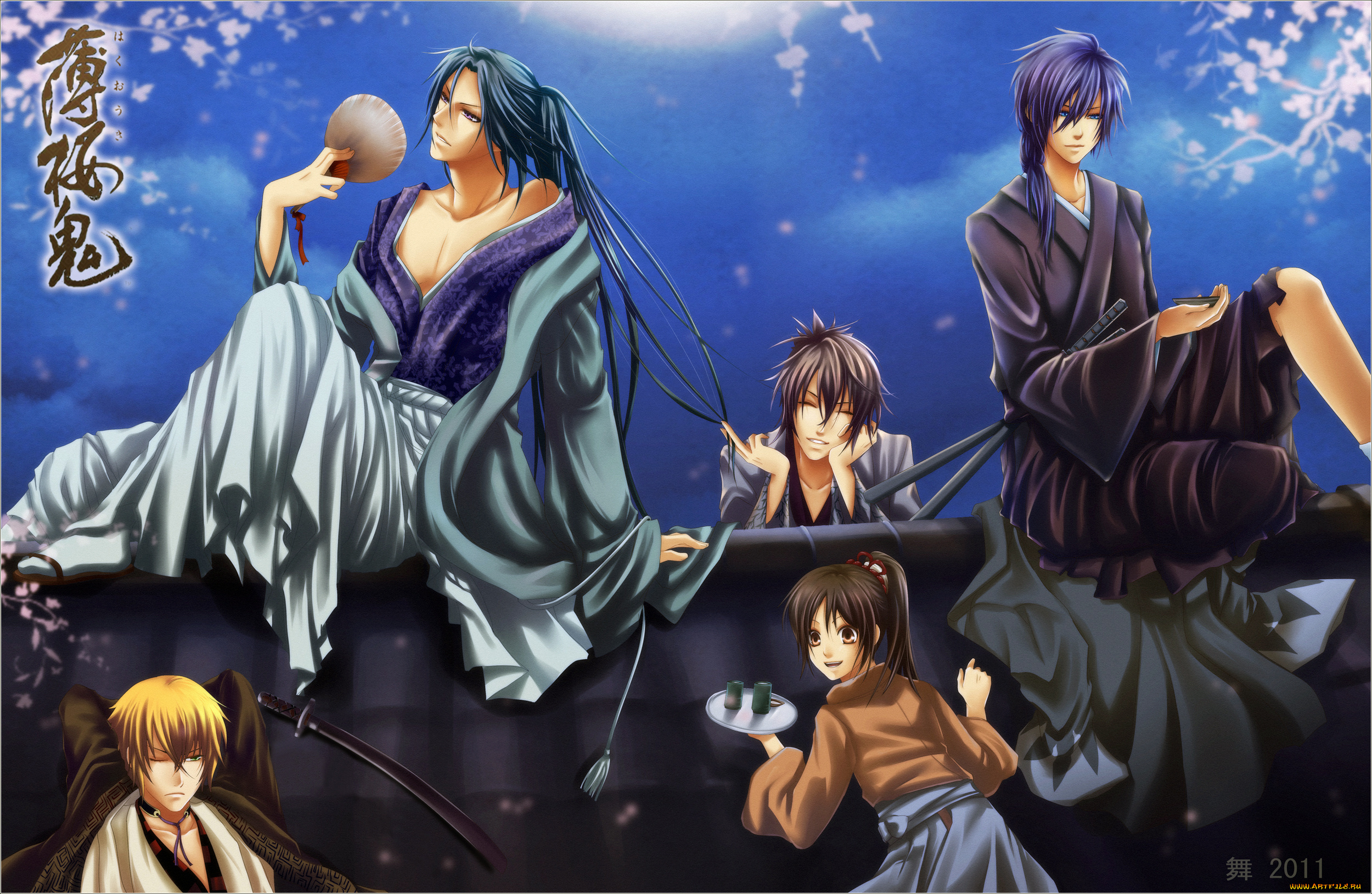 аниме, hakuouki, shinsengumi, kitan