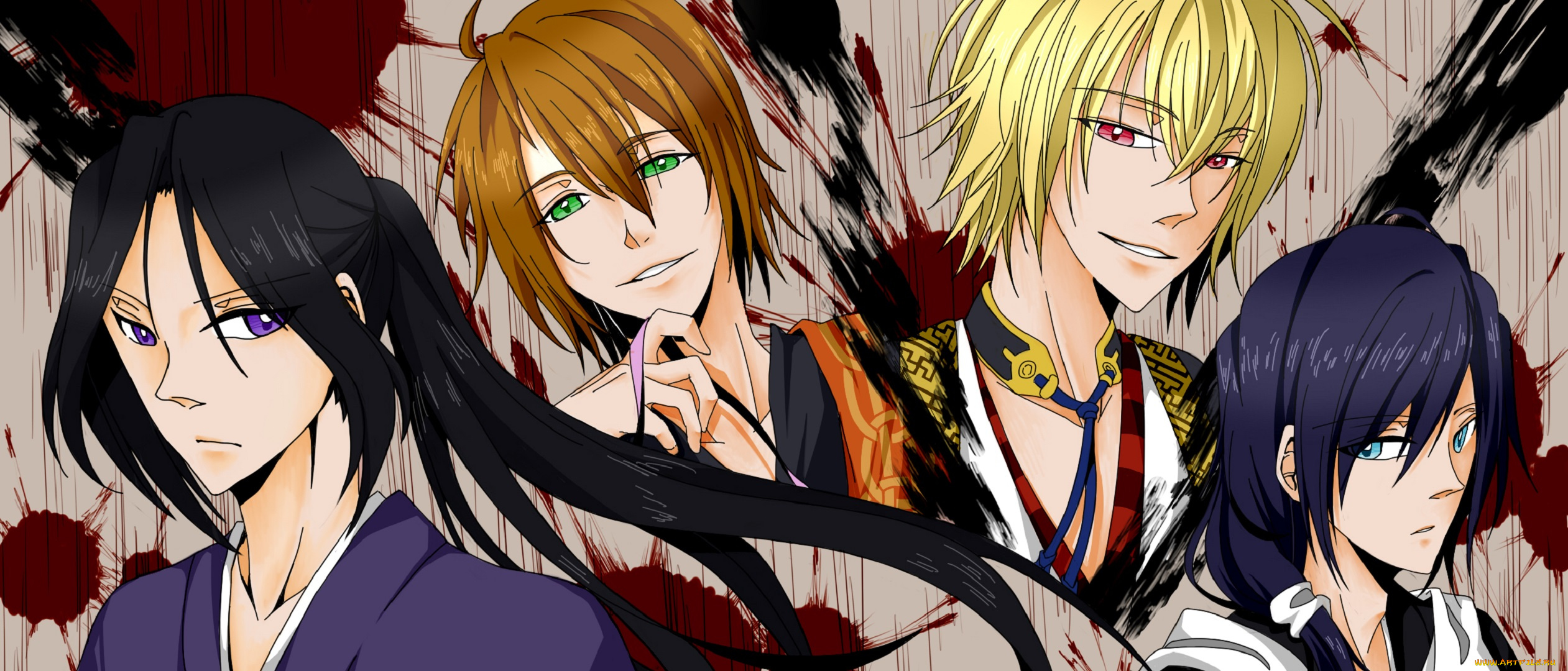 аниме, hakuouki, shinsengumi, kitan