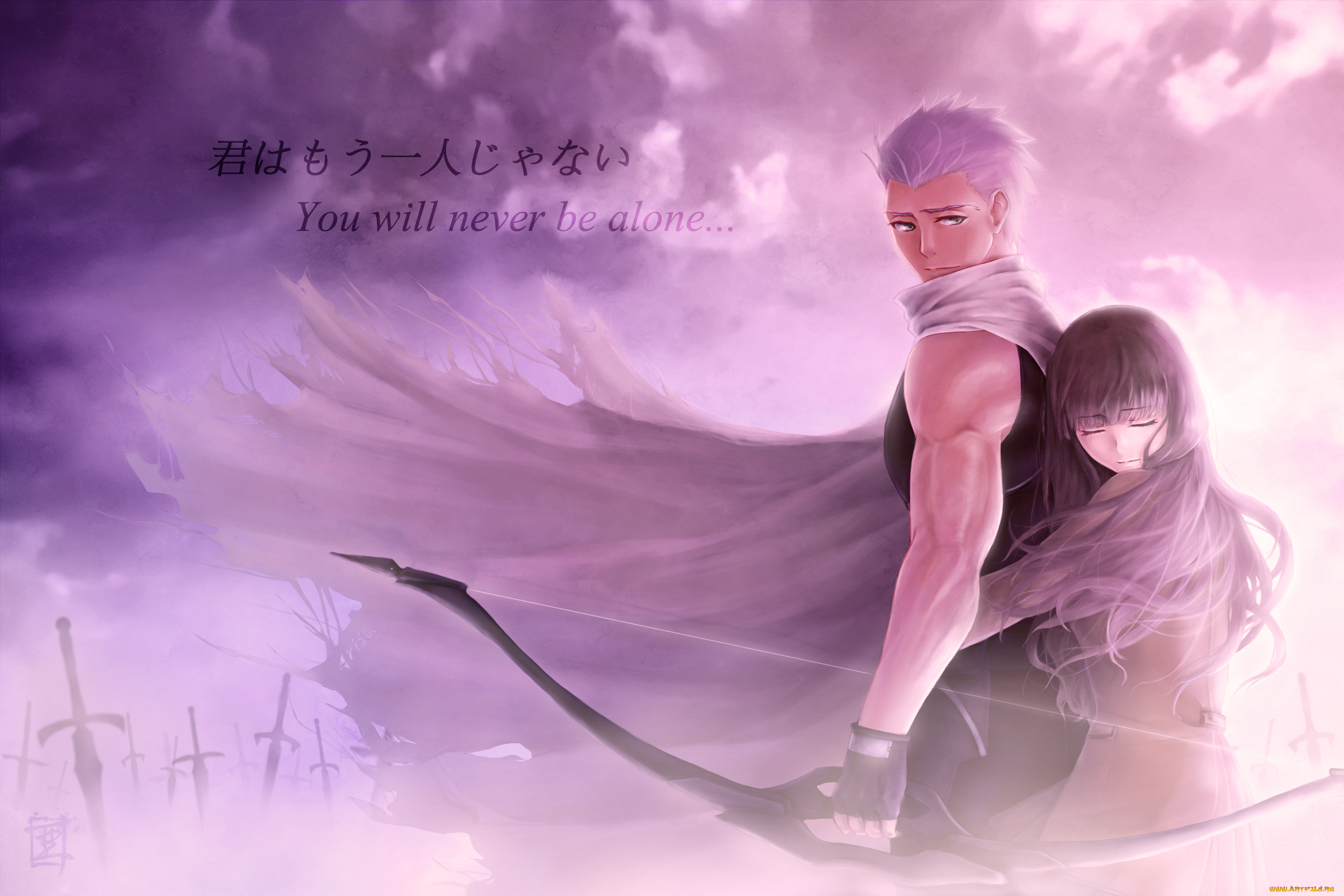 аниме, fate, stay, night, арчер, рин