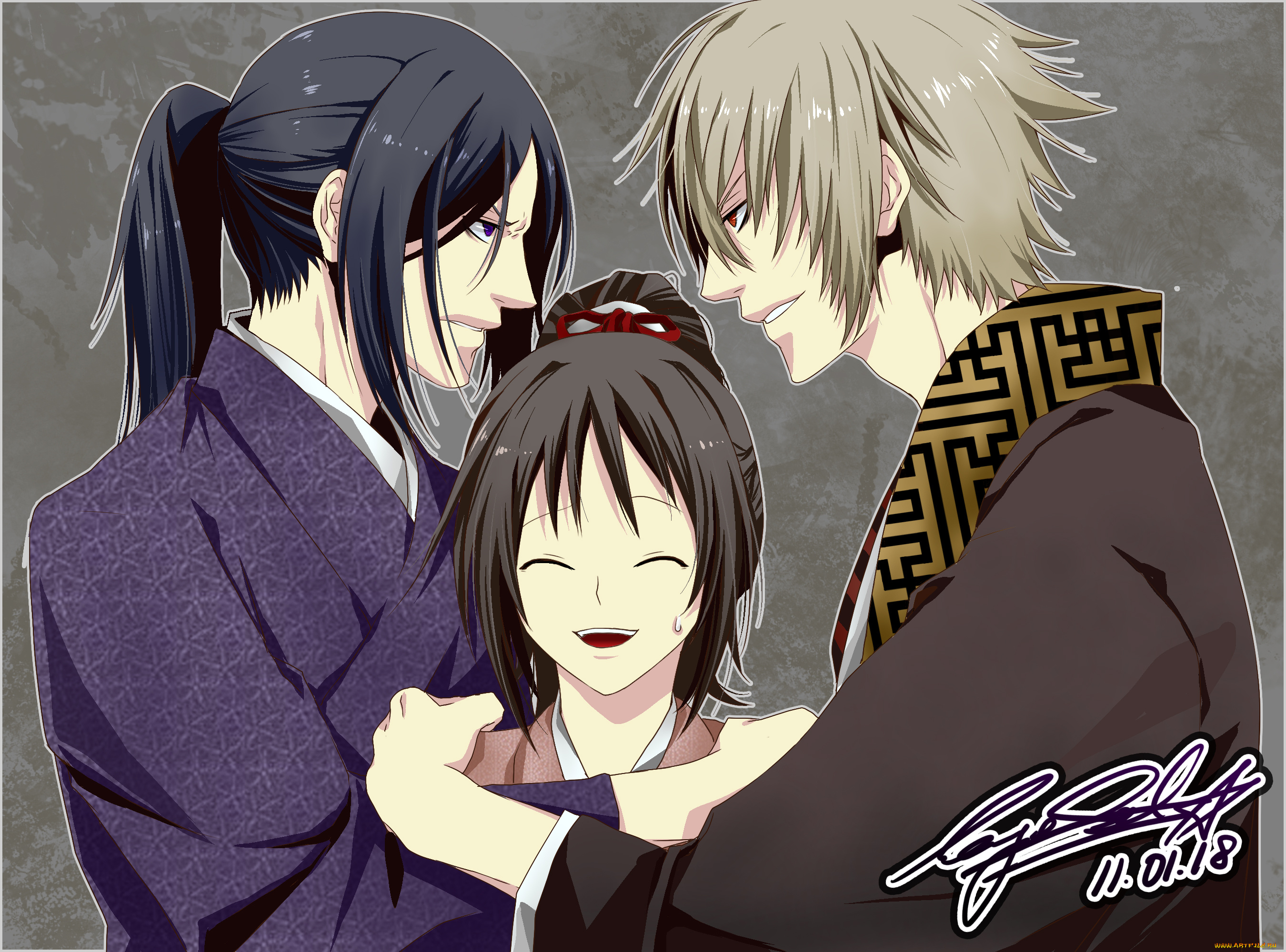 аниме, hakuouki, shinsengumi, kitan