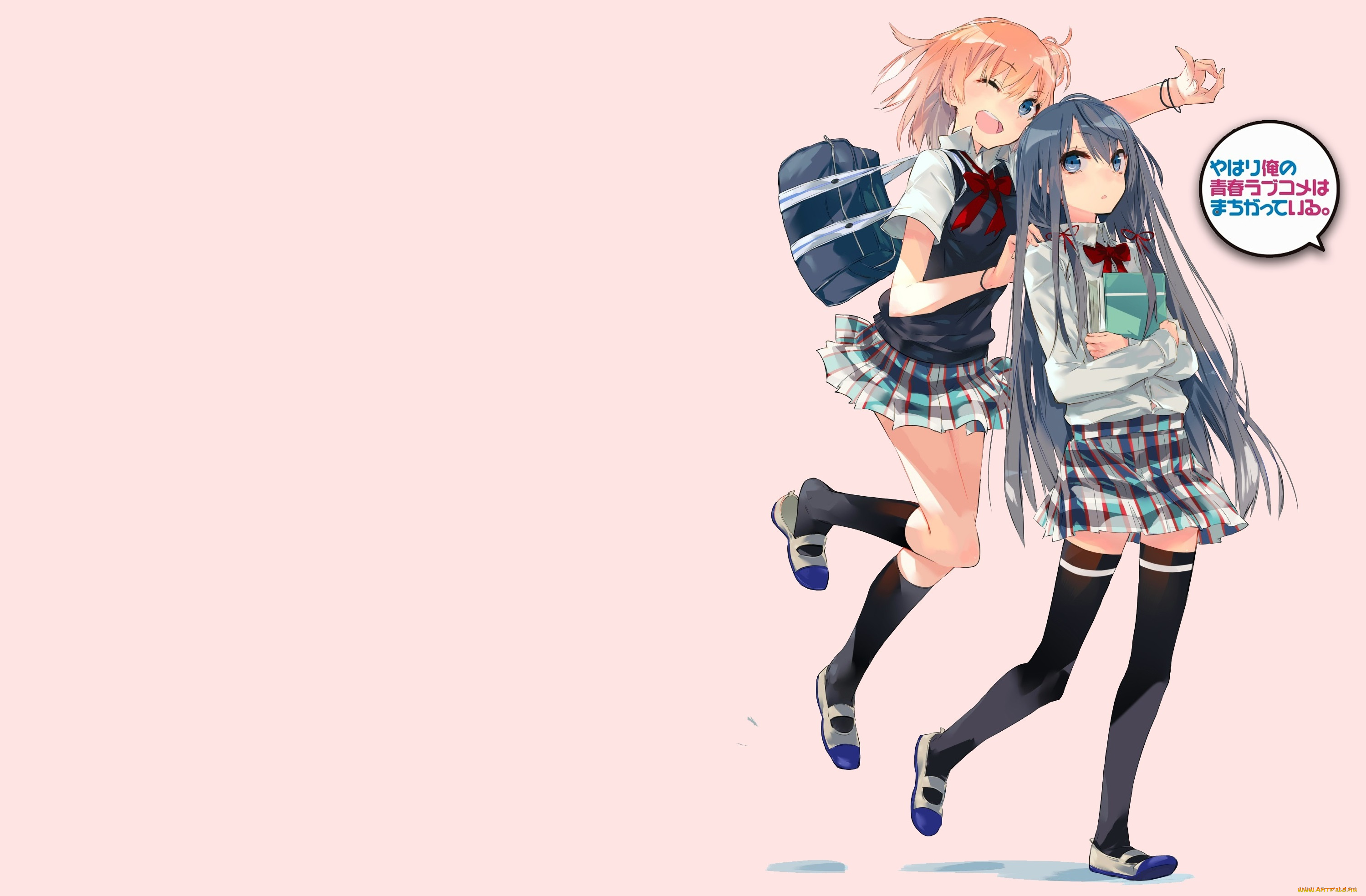 аниме, oregairu, девушки