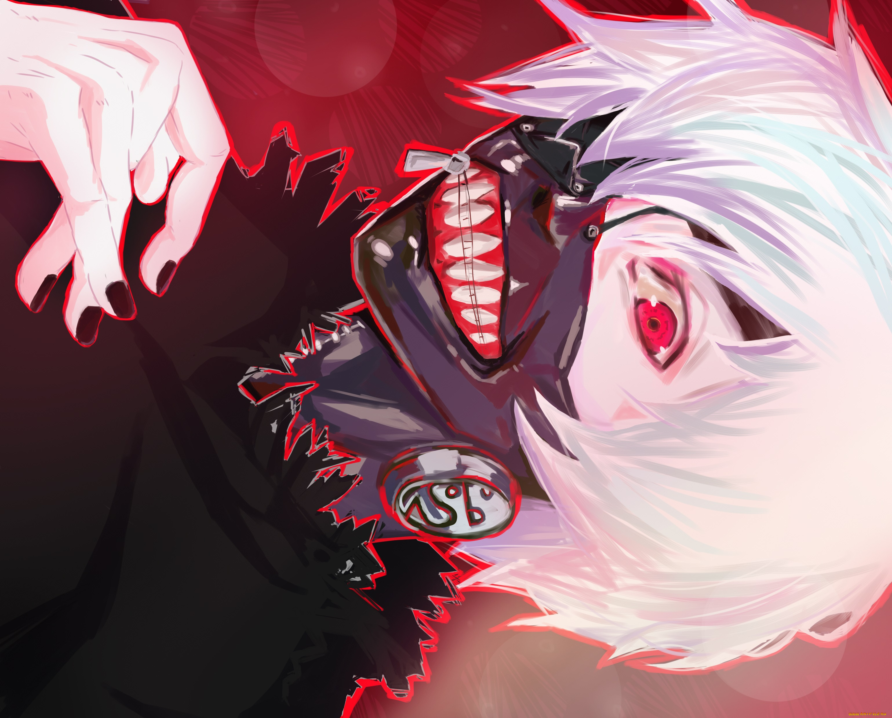 аниме, tokyo, ghoul, kaneki