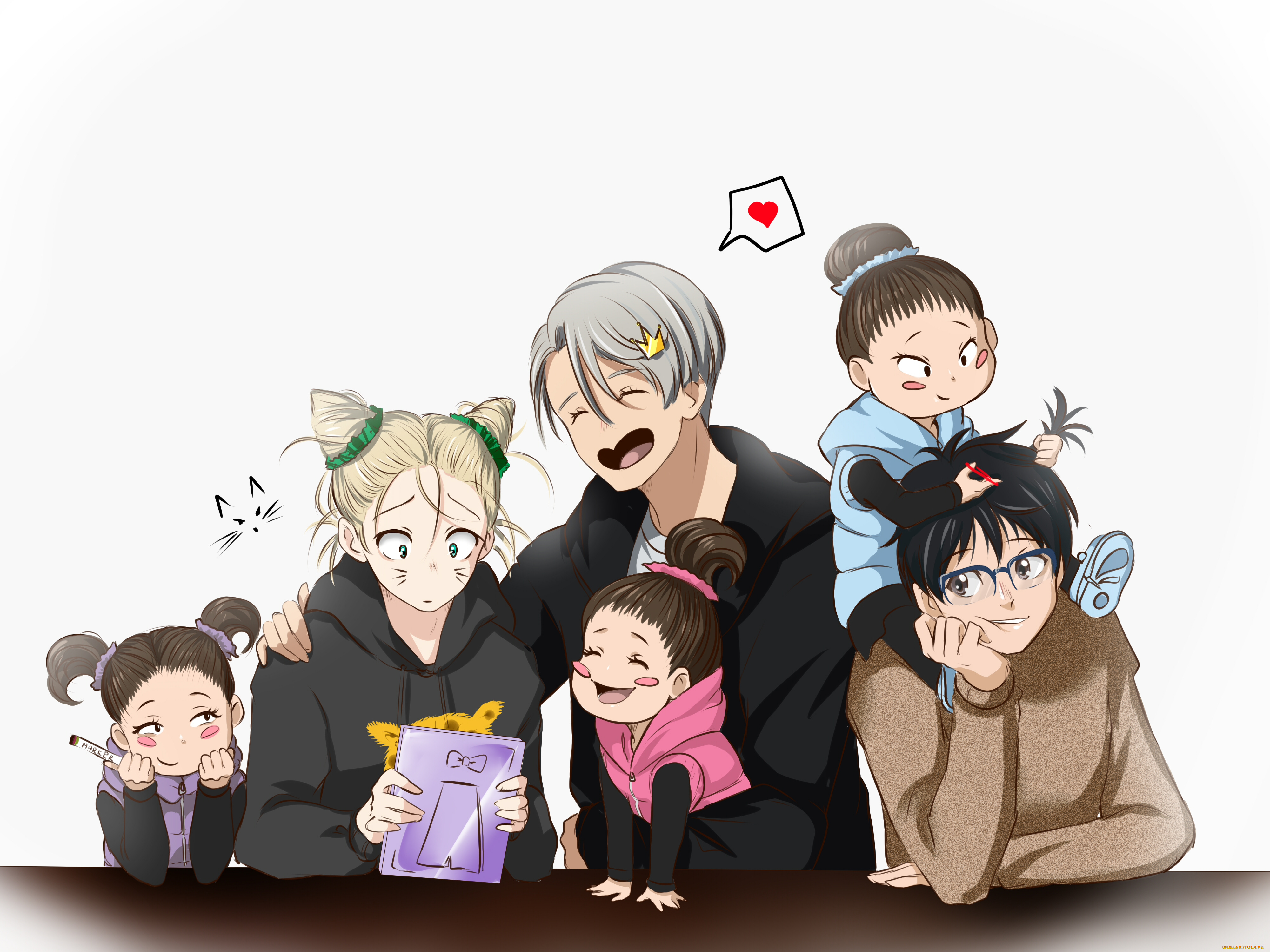 аниме, yuri, on, ice, виктор, никифоров, юри, катсуки, yuri, plisetsky