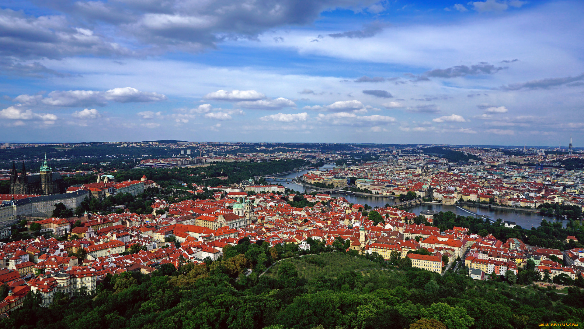 prague, города, прага, , Чехия, простор