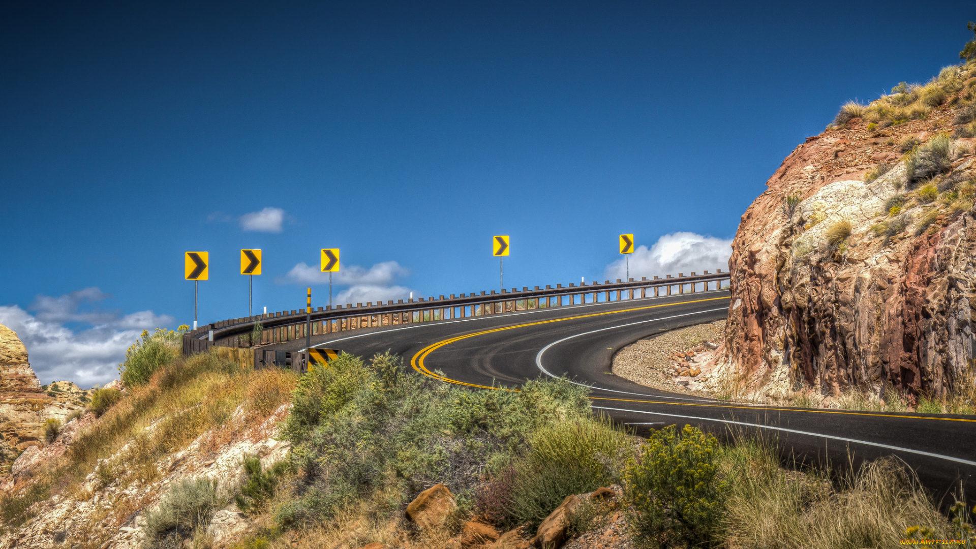 природа, дороги, простор