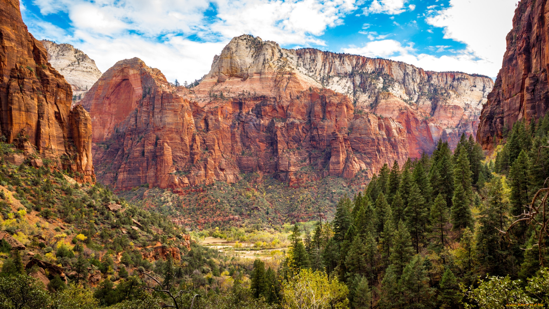 природа, горы, простор