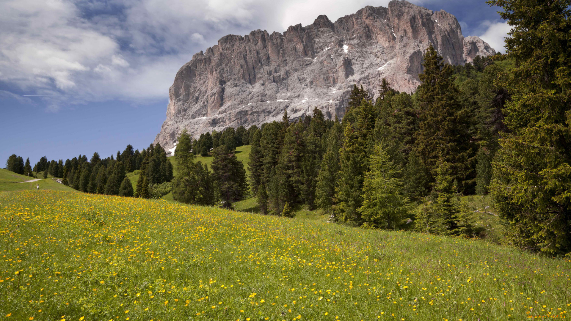 природа, горы, простор