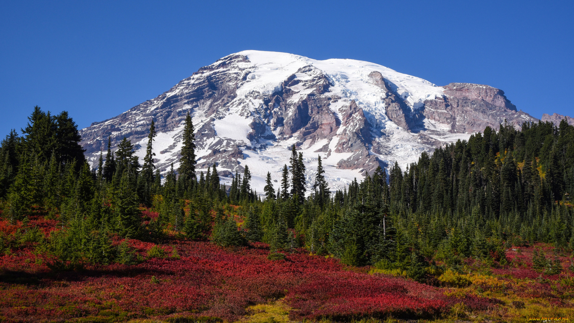 природа, горы, простор