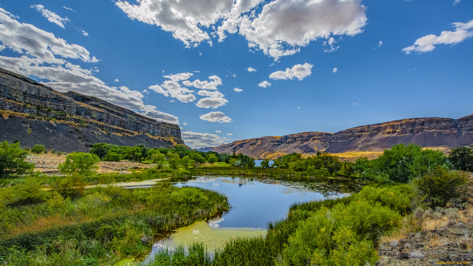 природа, реки, озера, простор