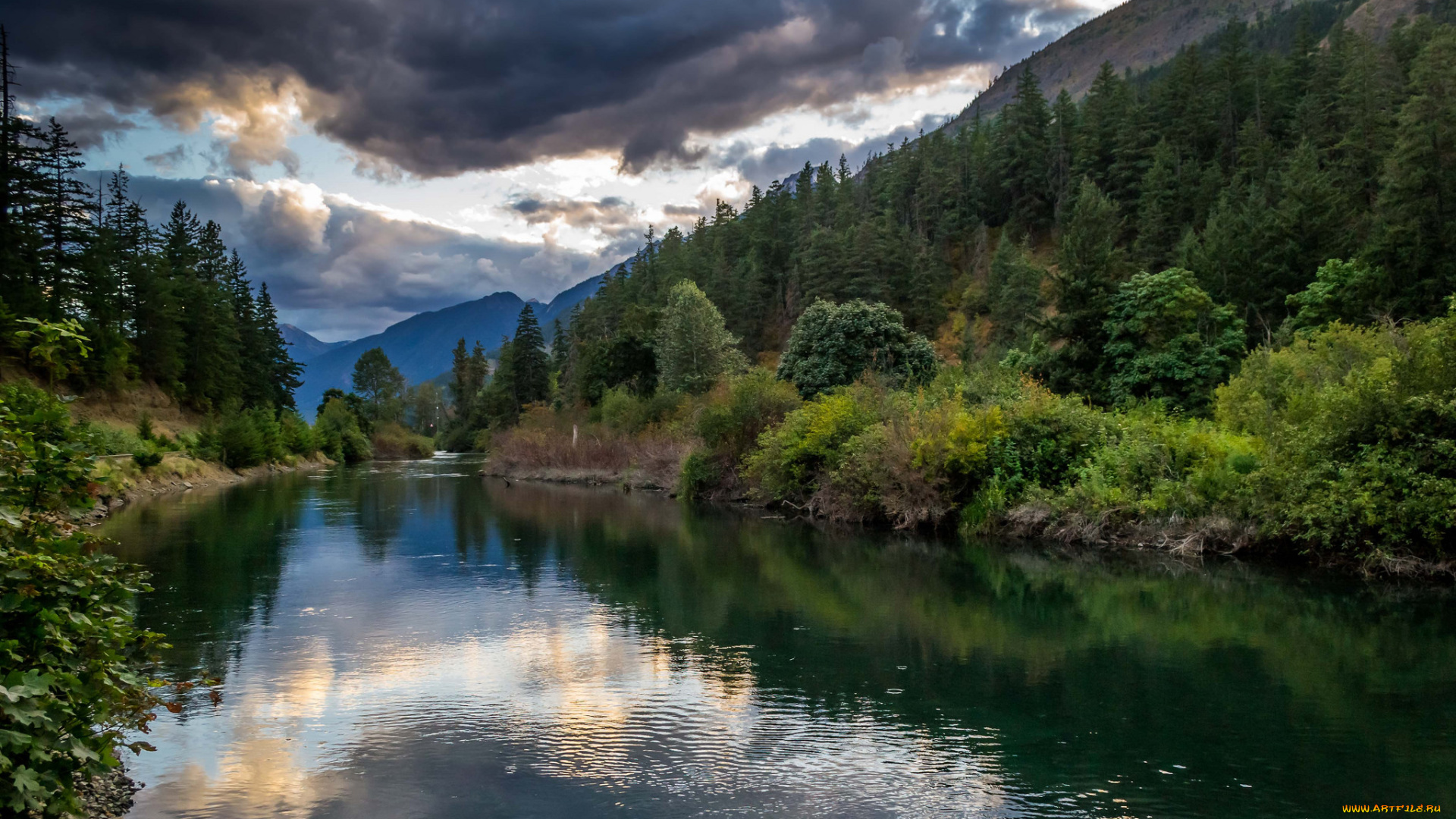 природа, реки, озера, простор