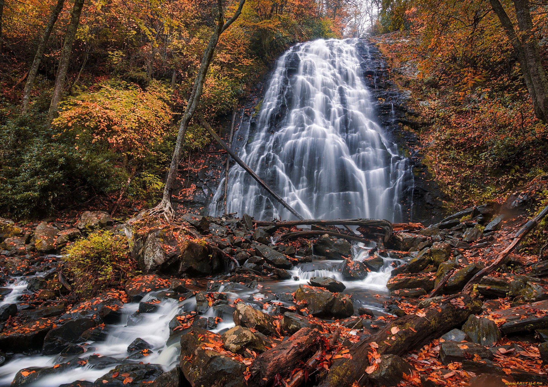 природа, водопады, простор