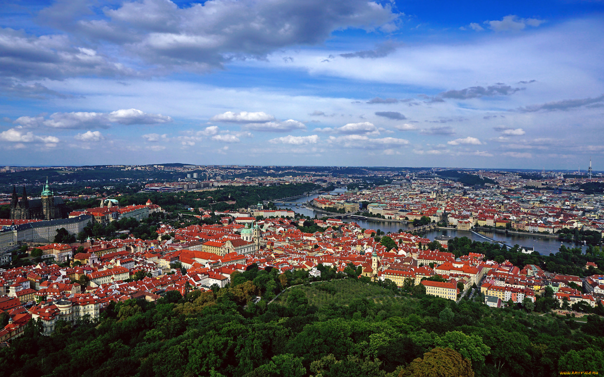 prague, города, прага, , Чехия, простор