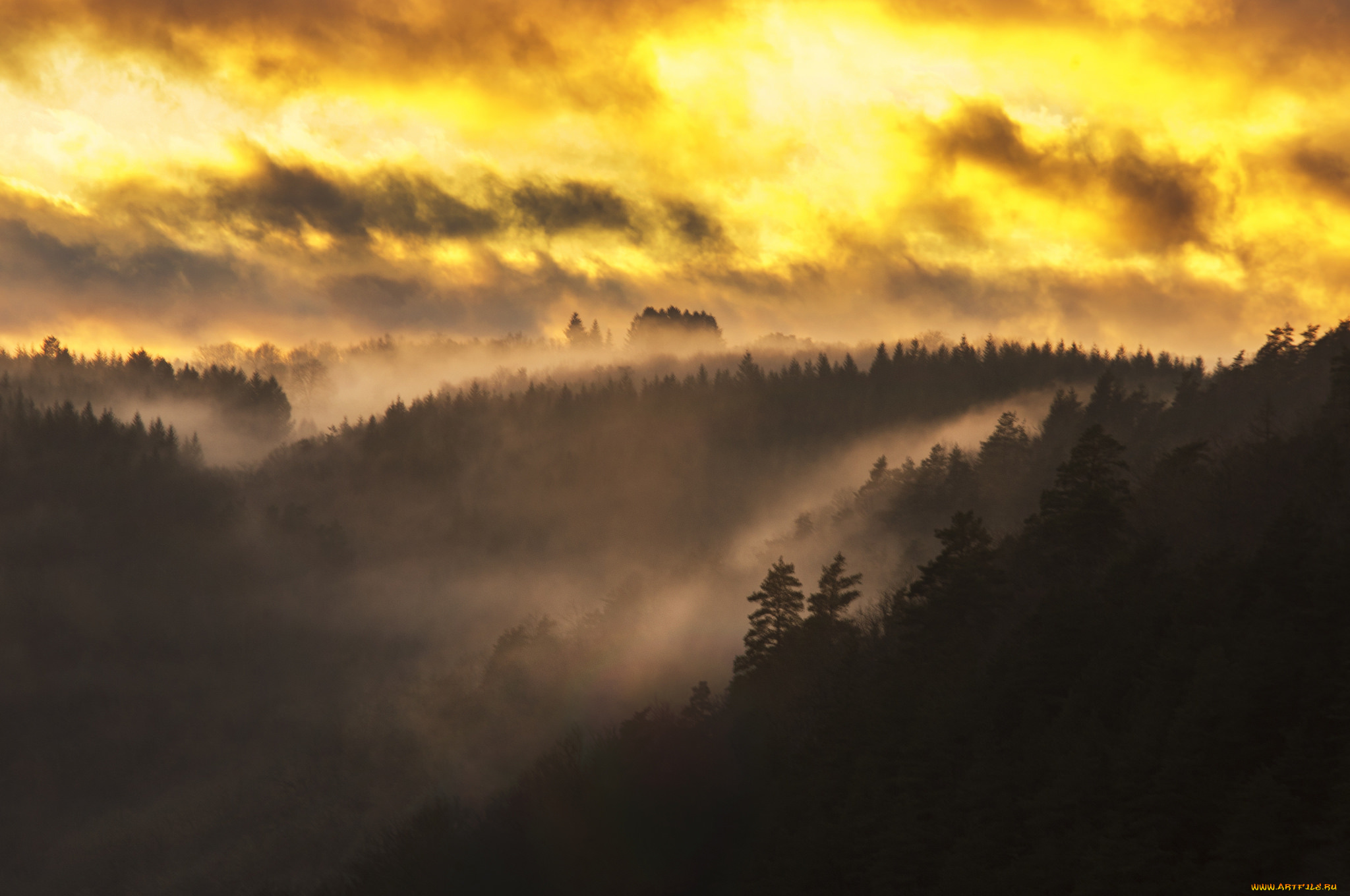 природа, горы, простор