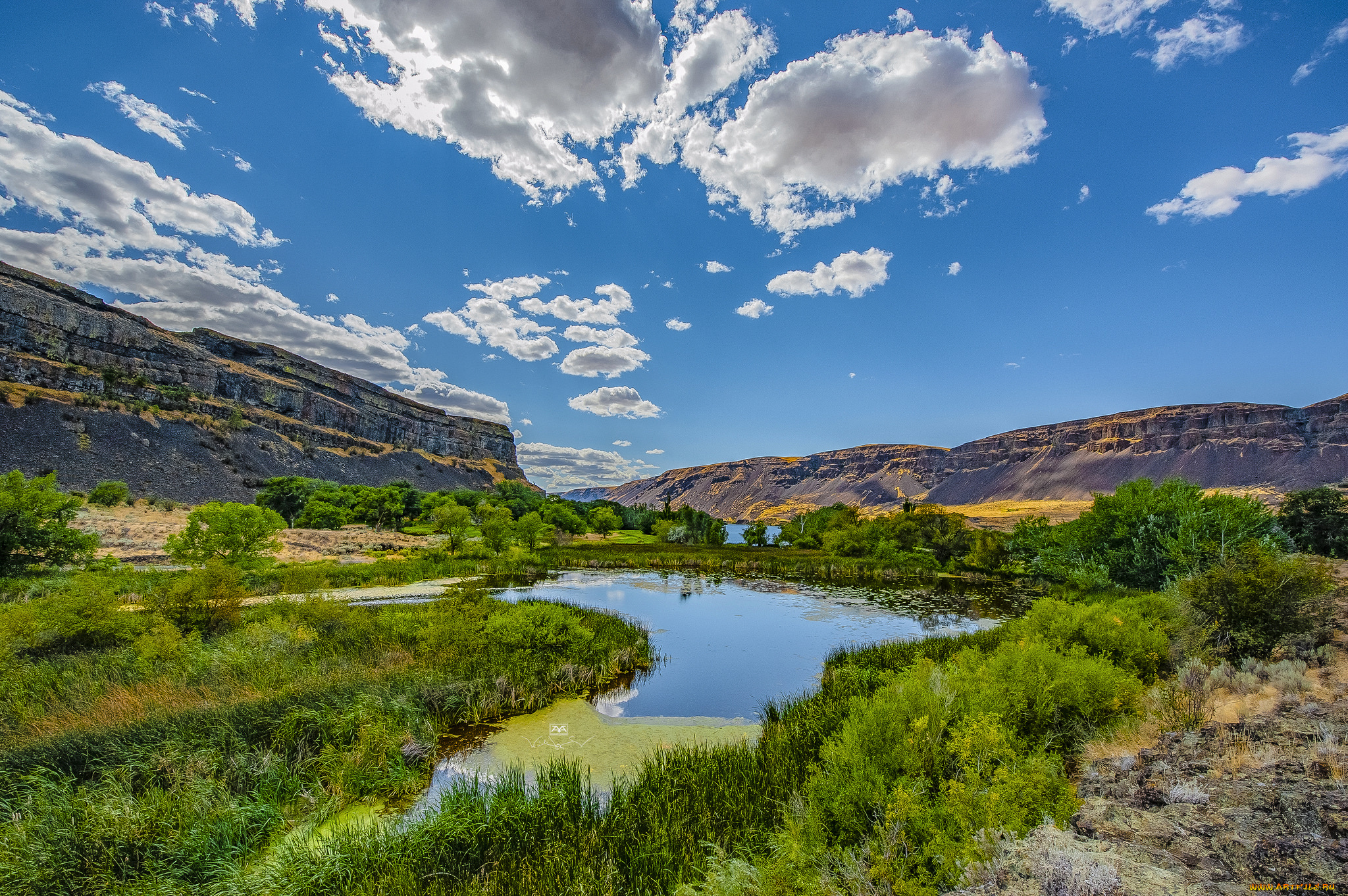 природа, реки, озера, простор