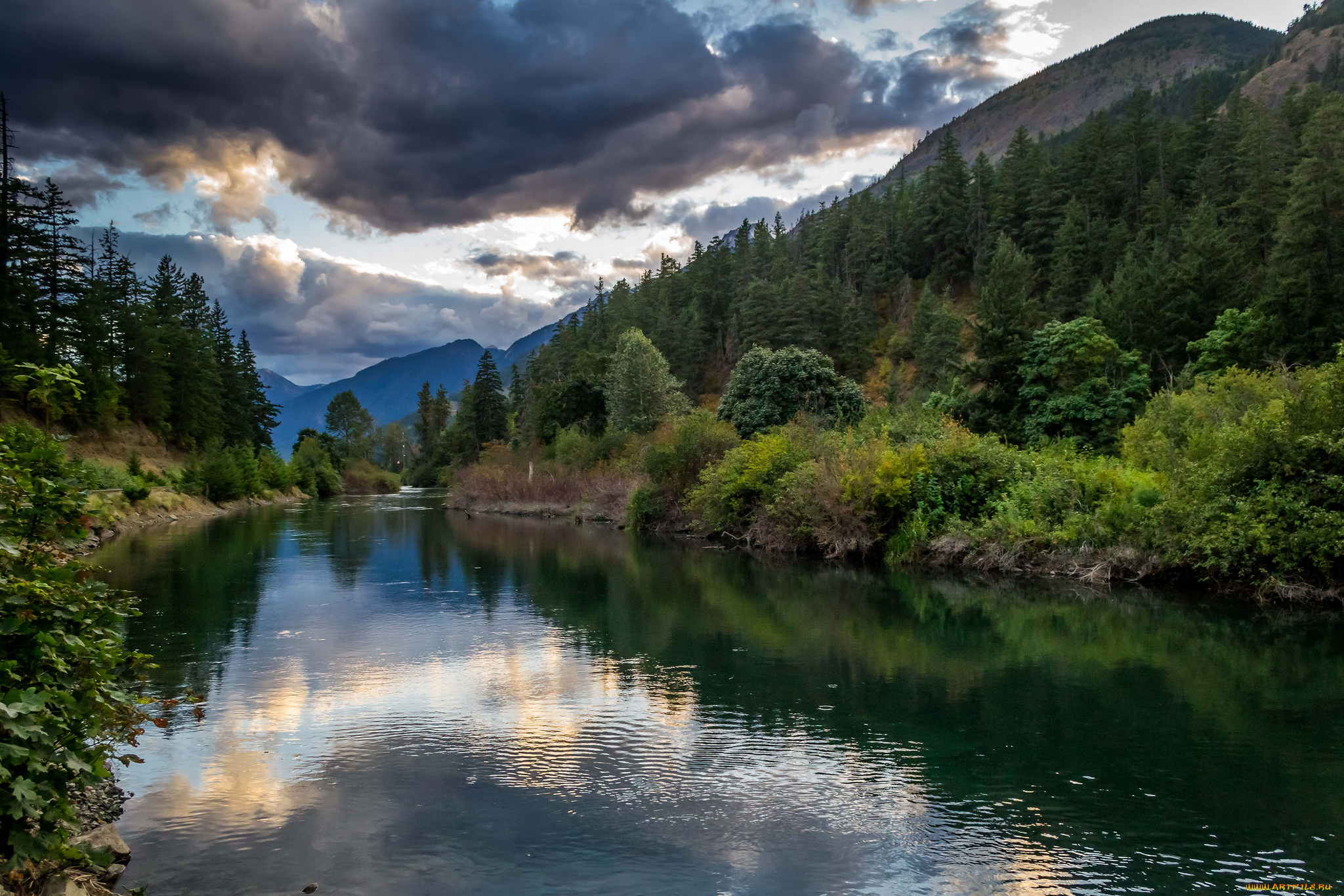 природа, реки, озера, простор