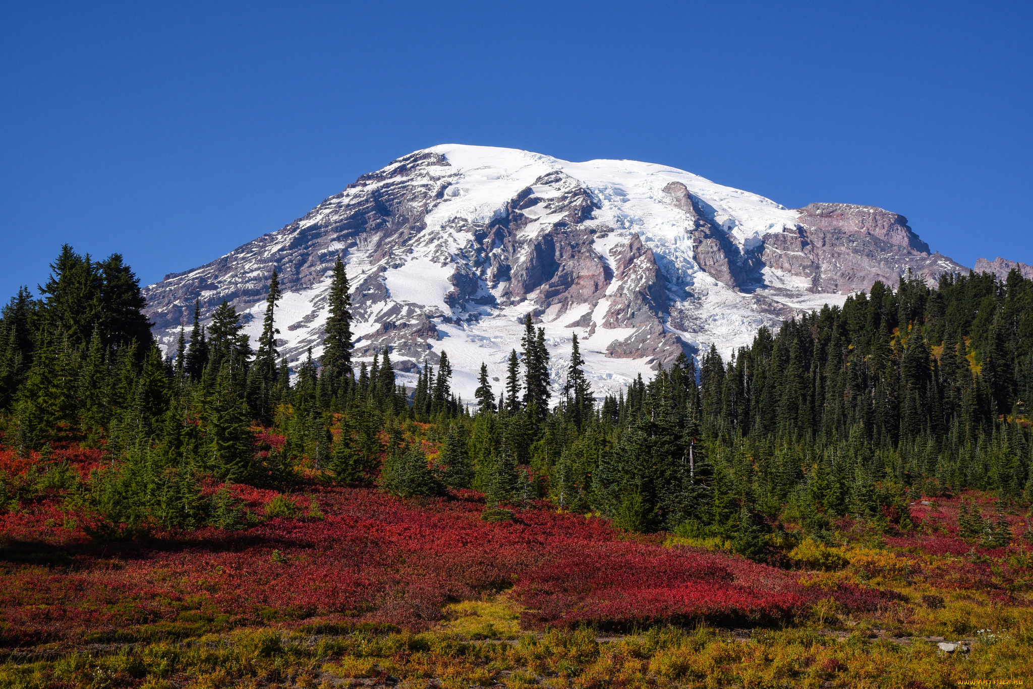 природа, горы, простор