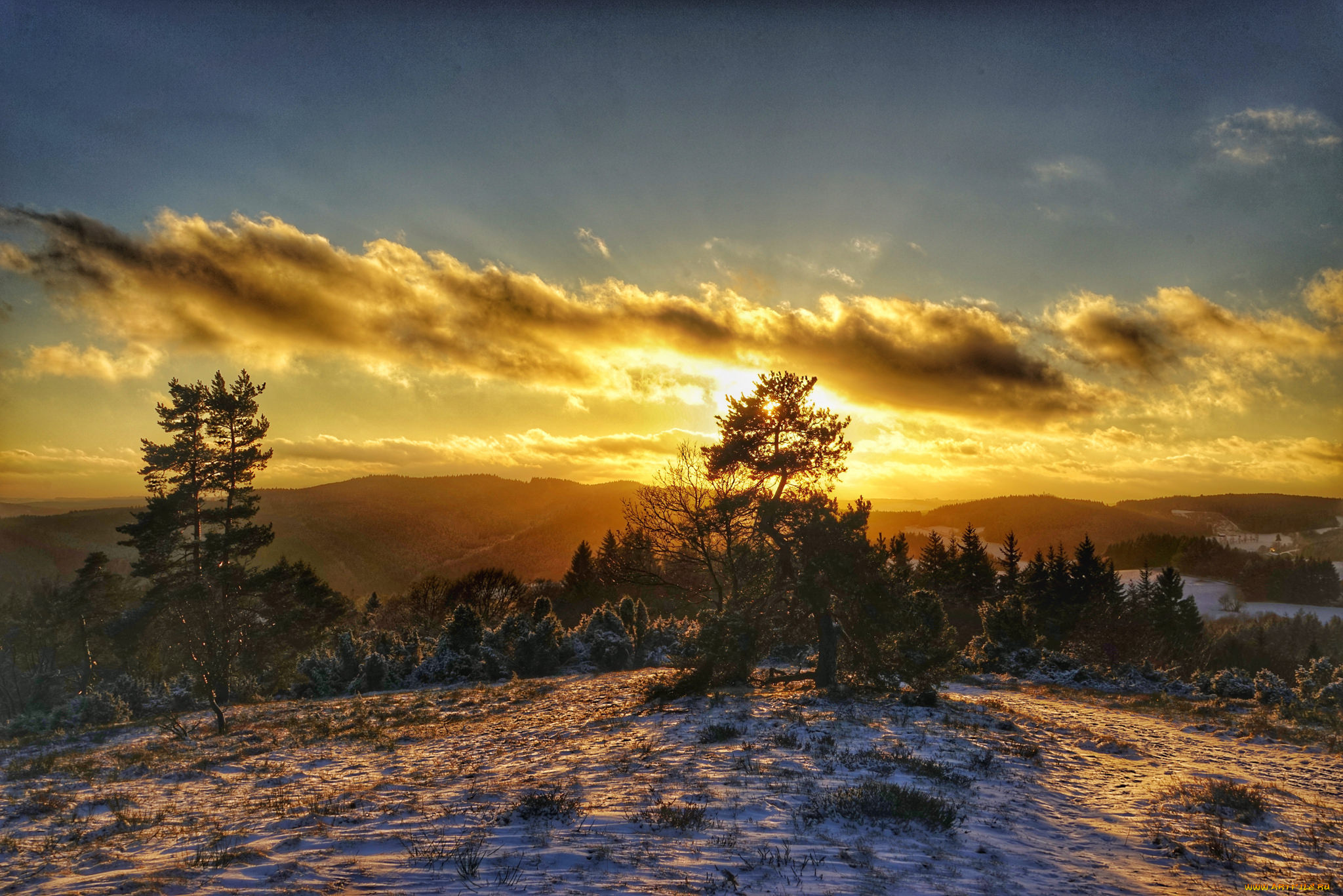 природа, восходы, закаты, простор