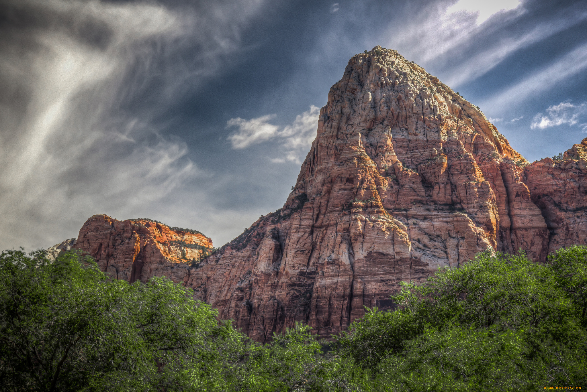 природа, горы, простор