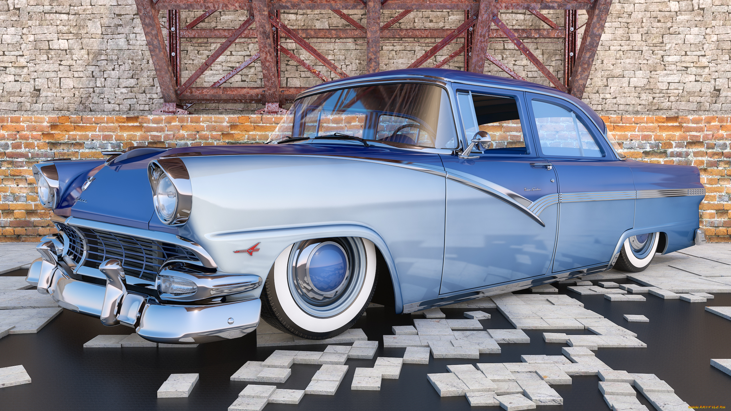 автомобили, 3д, автомобиль, фон